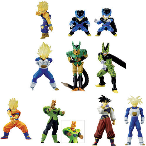 Bandai Dragon Ball Z Super Modeling Soul Of Hyper Figuration Part 6 - 18-Piece Trading Figure Set (9 Color + 9 Monochrome) - Perfect for Anime Collectors, Display & Gift Giving