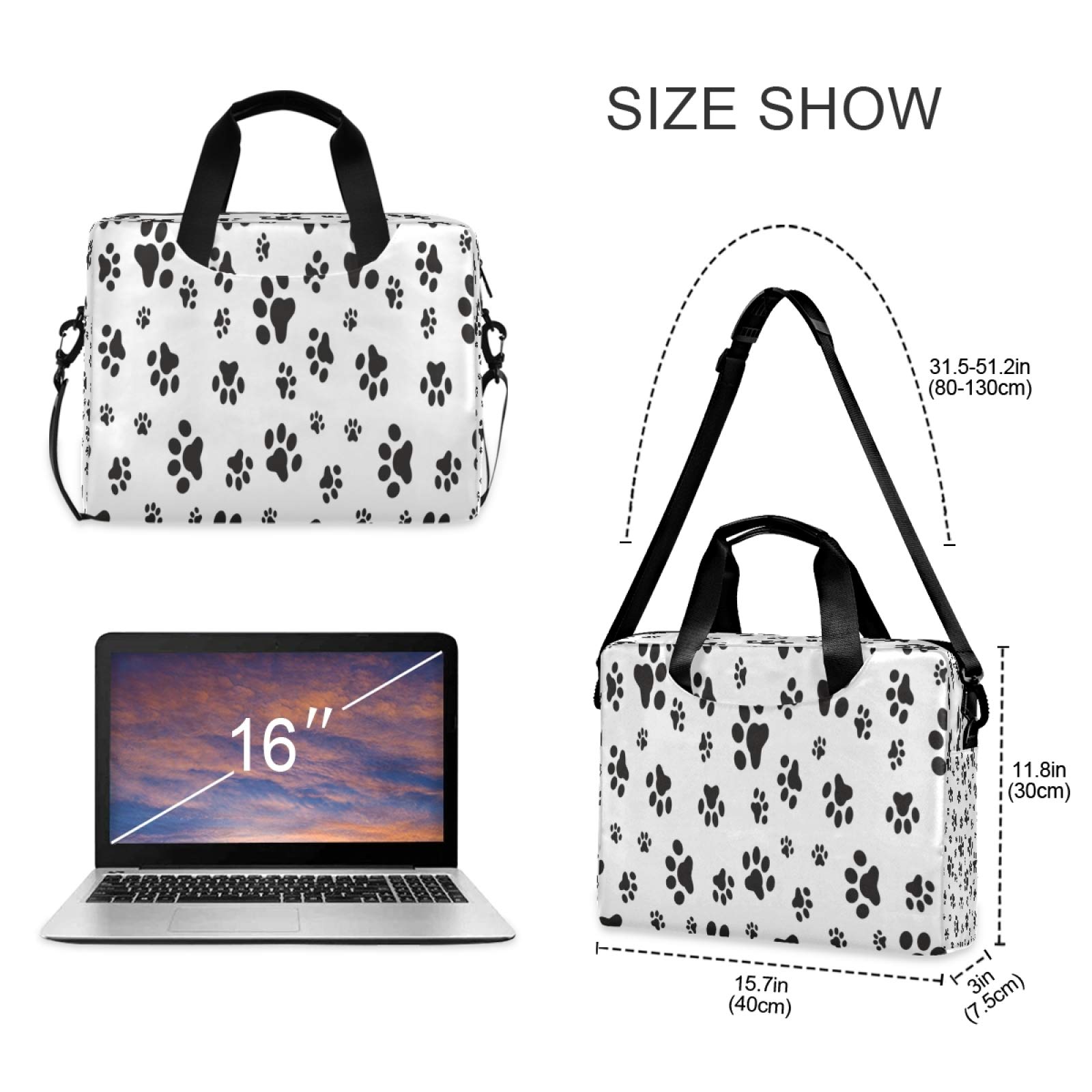 Laptop Bag 13-15.6 Inch - Durable Laptop Case Sleeve & Computer Carrying Case for Work, Travel, and School