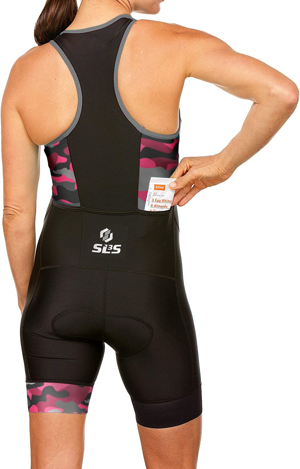 Women's Triathlon Suit - Breathable One-Piece Tri Suit with Comfortable & Durable FRT Fabric - No Shelf Bra - Perfect for Swimming, Cycling & Running Competitions