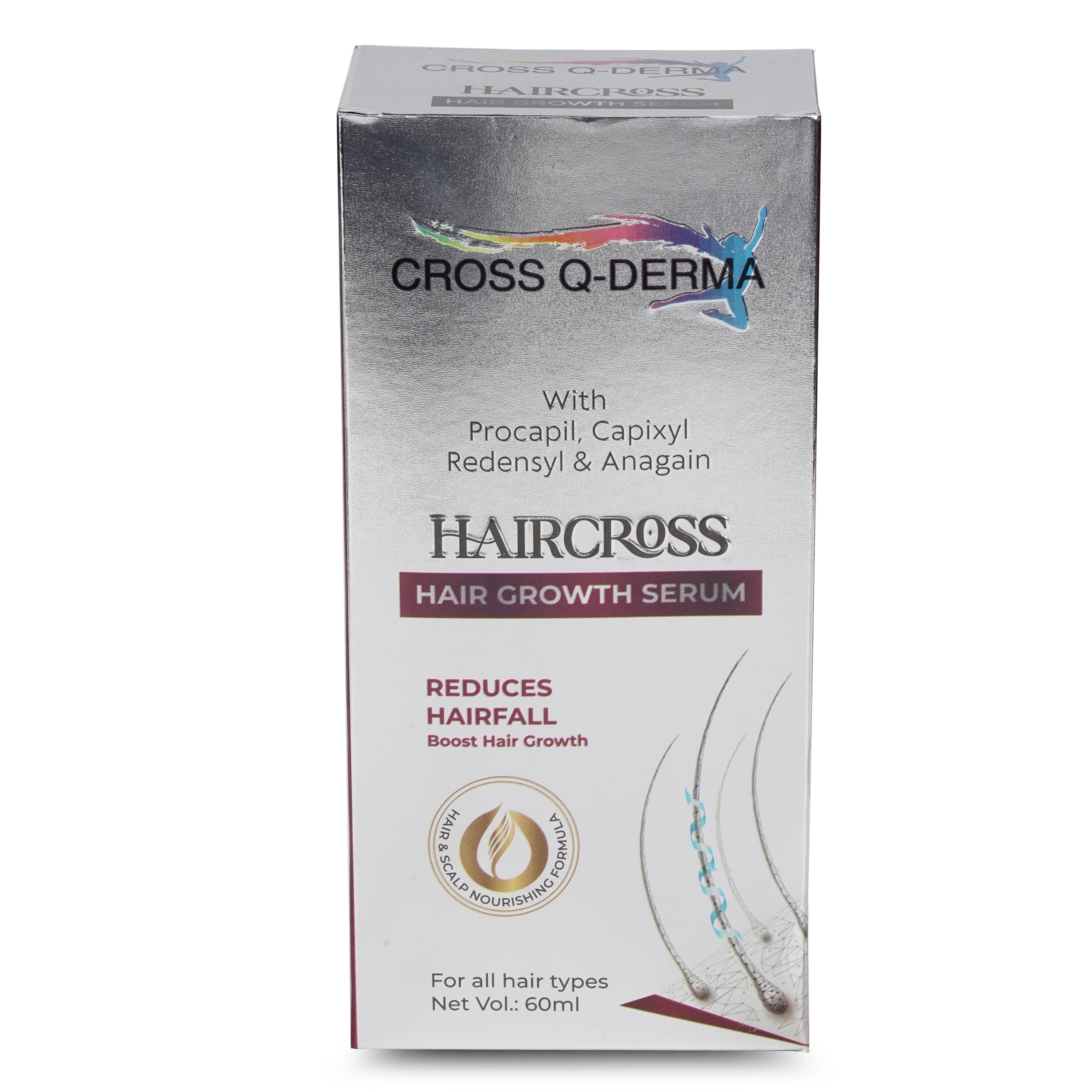 Hair Growth Serum for Thinning Hair - Hair Loss Treatment with Follicle Stimulating Formula (60ml) - Promotes Stronger, Healthier Hair for Men & Women - Perfect for Daily Use & Scalp Care