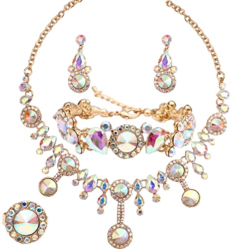 Style3-AB Crystal-Gold Plated