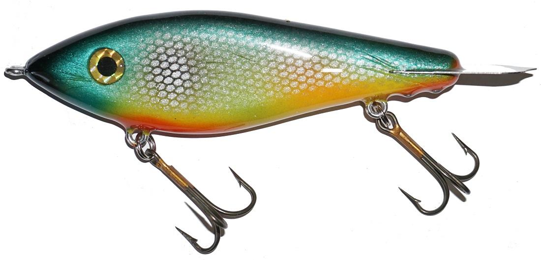 Bitten Tackle Regular Warlock Glide Bait Fishing Lure - Topwater Bass Fishing Bait for Freshwater & Saltwater - Perfect for Casting, Trolling and Bass Tournaments
