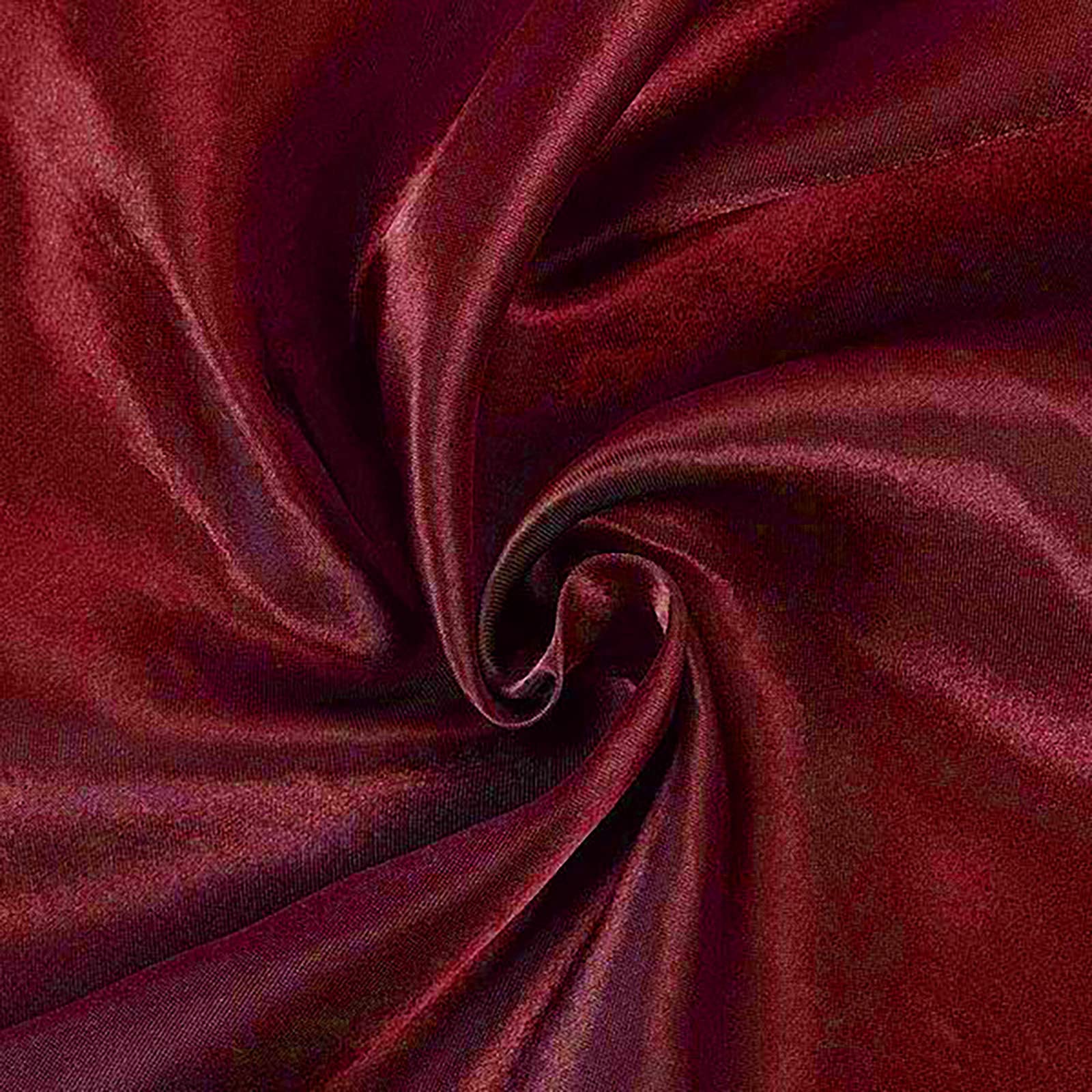 50 Pack Burgundy Satin Chair Covers - Universal Fit Slipcovers for Patriotic Events, Veterans Day & 4th of July Party Decorations - Perfect for Weddings, Banquets and Ceremonial Occasions