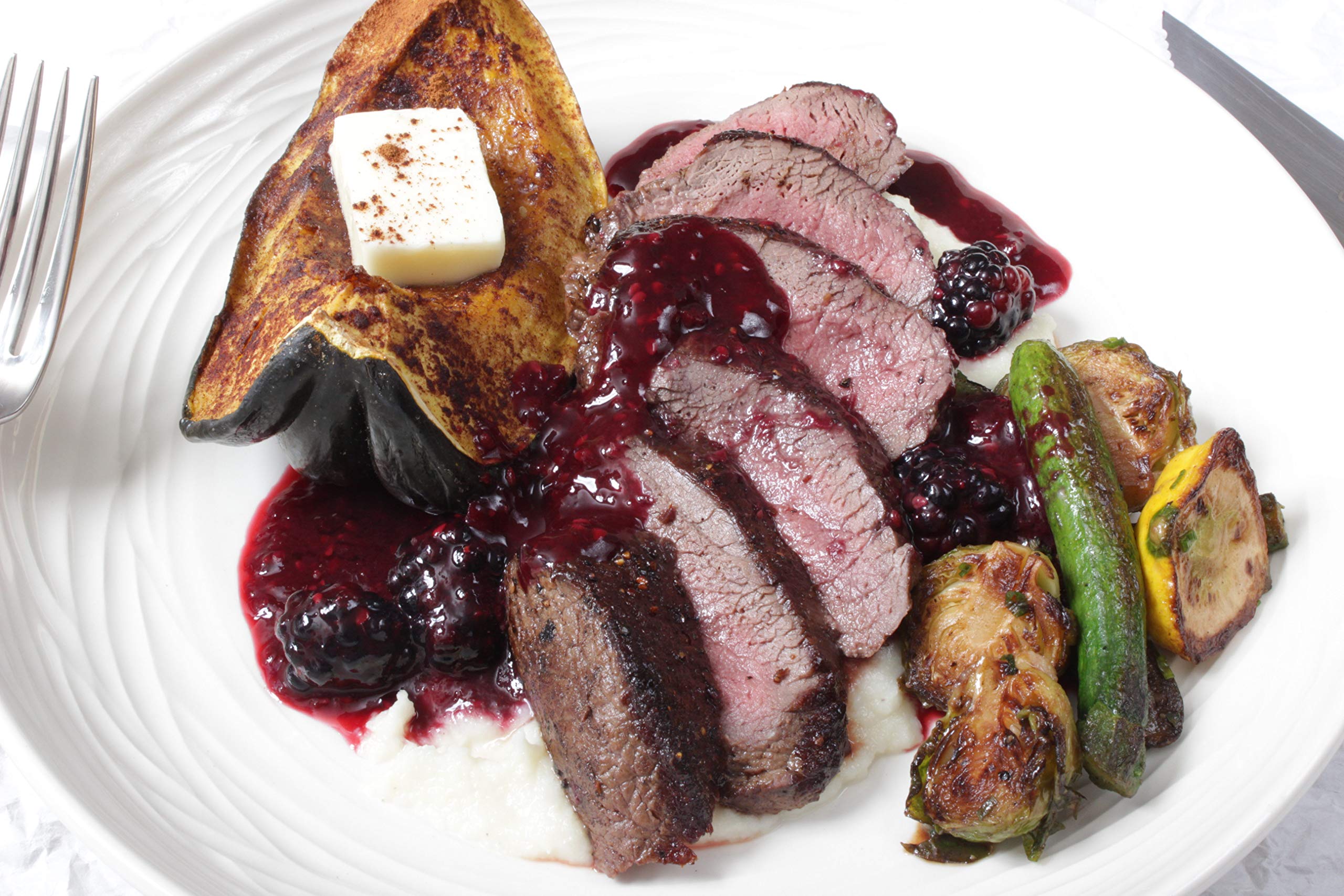 Premium Cervena Venison Striploin - 4-6Lbs (5Lbs Avg) | Wild Game Meat for Gourmet Cooking, Grilling & Healthy Meals | Today Gourmet Foods of NC