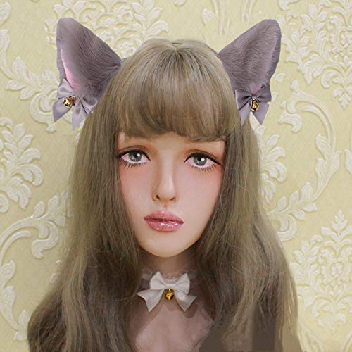 Fxaelian Animal Fox Cat Dog Ears Headband - Cute Fluffy Cosplay Costume Accessories for Halloween, Christmas, Anime Conventions & Themed Parties (Perfect for Pet Lovers & Cosplay Enthusiasts)
