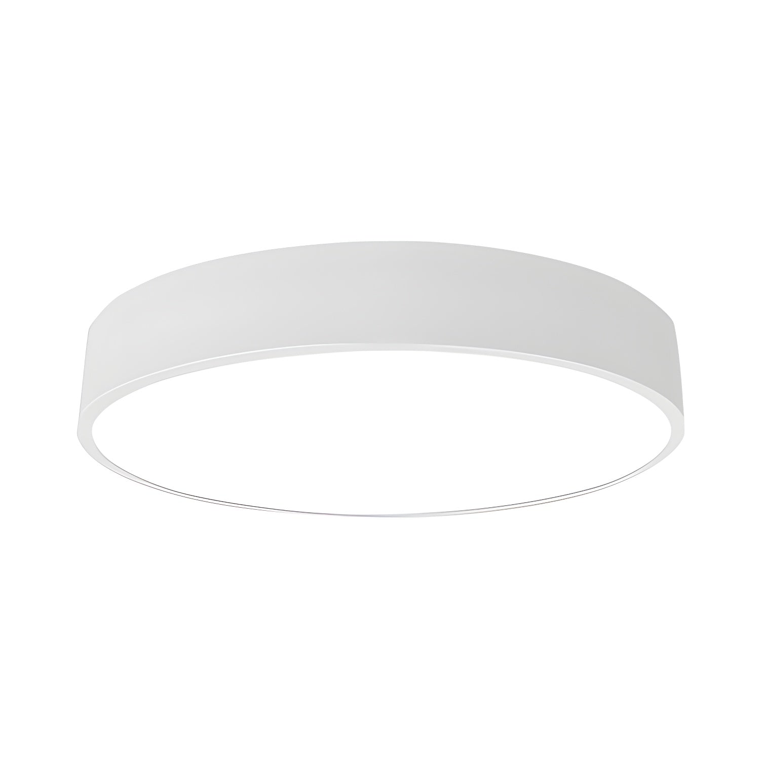 Modern Circular Slimline Ceiling Light Fixture - Energy Efficient LED Flush Mount Lighting for Bedroom, Living Room & Kitchen | Home & Office Interior Decor