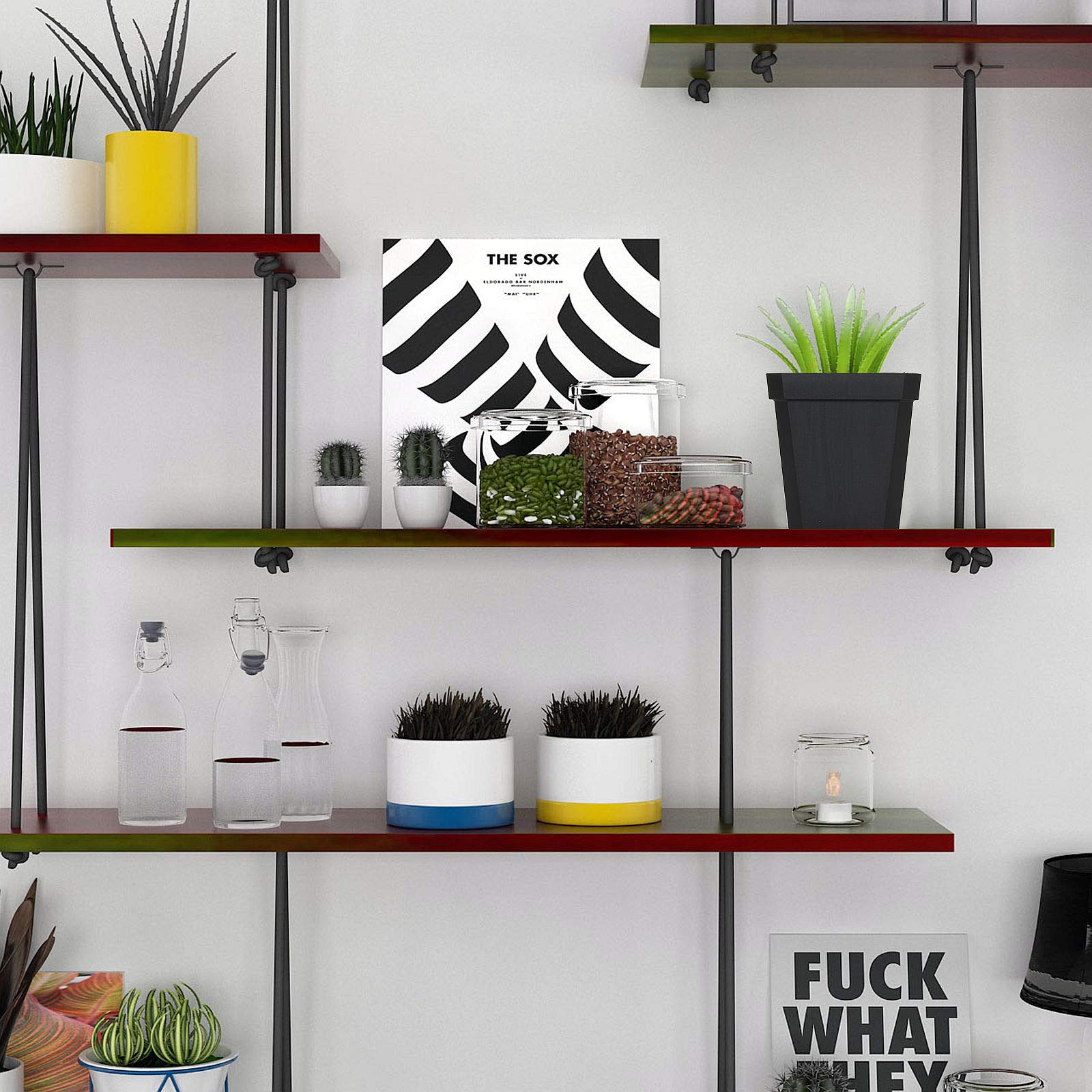60pcs Black Plastic Square Nursery Pots with Drainage Holes - Thick Durable Seed Starting Pots for Plant Germination, Indoor Herb Garden, Flower Planting - Perfect for Home Gardening, Greenhouses & Modern Decor