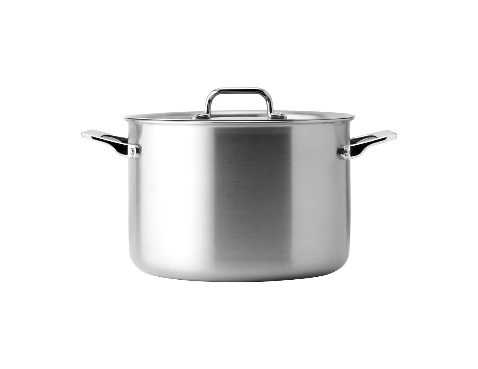 Misen 5-Ply Stainless Steel Stockpot - 8 QT Large Cooking Pot for Boiling, Simmering & Stewing - Even Heat Distribution - Durable, Dishwasher & Oven Safe (800°F) - Induction Compatible - Perfect for Soups, Pasta & Family Meals