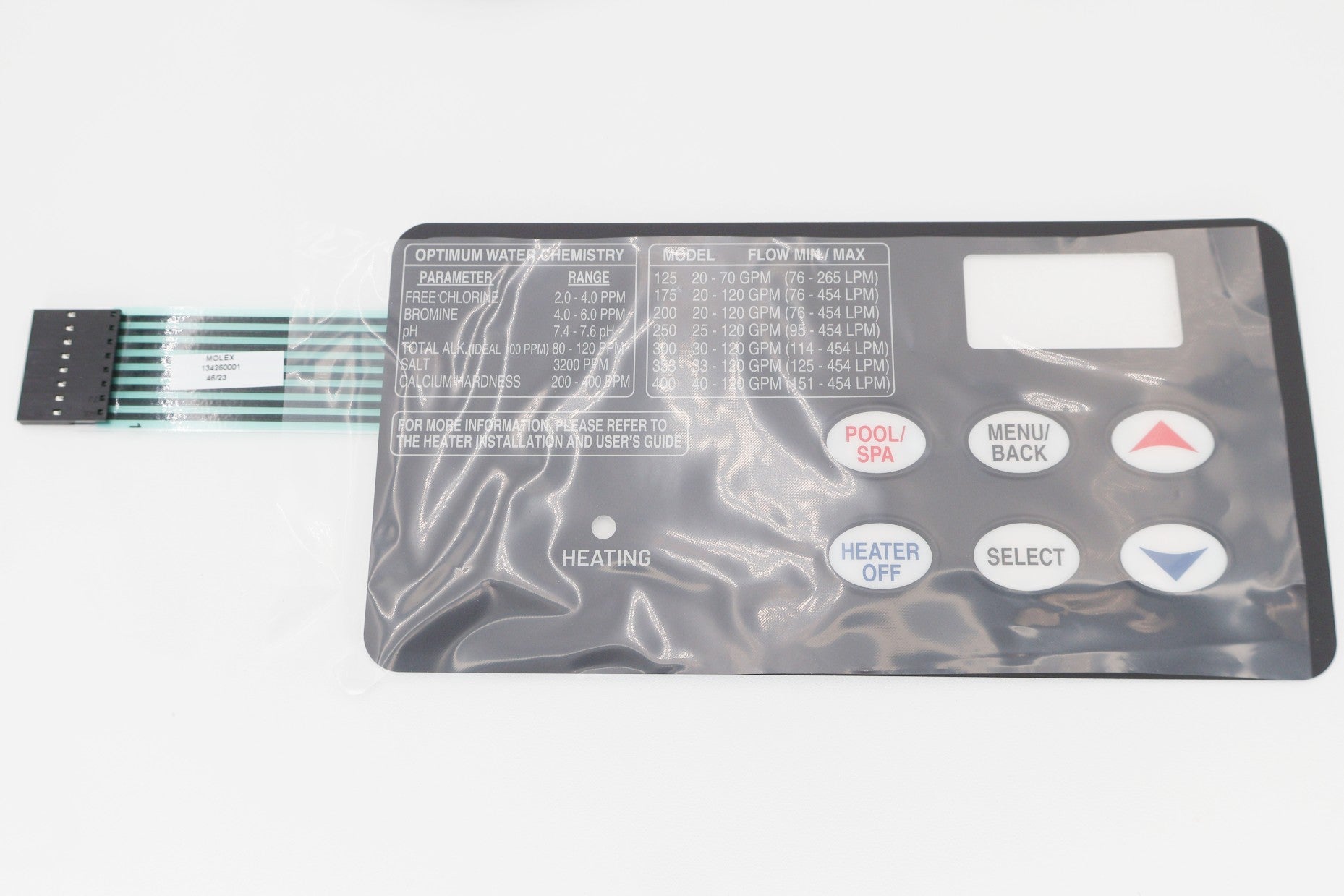 Pentair Mastertemp & Max E Therm 6 Button Control Board Kit 461105Z - Replacement Part for Pool Heater Repair | Perfect for Home Swimming Pool Maintenance & Spa Equipment Fixes