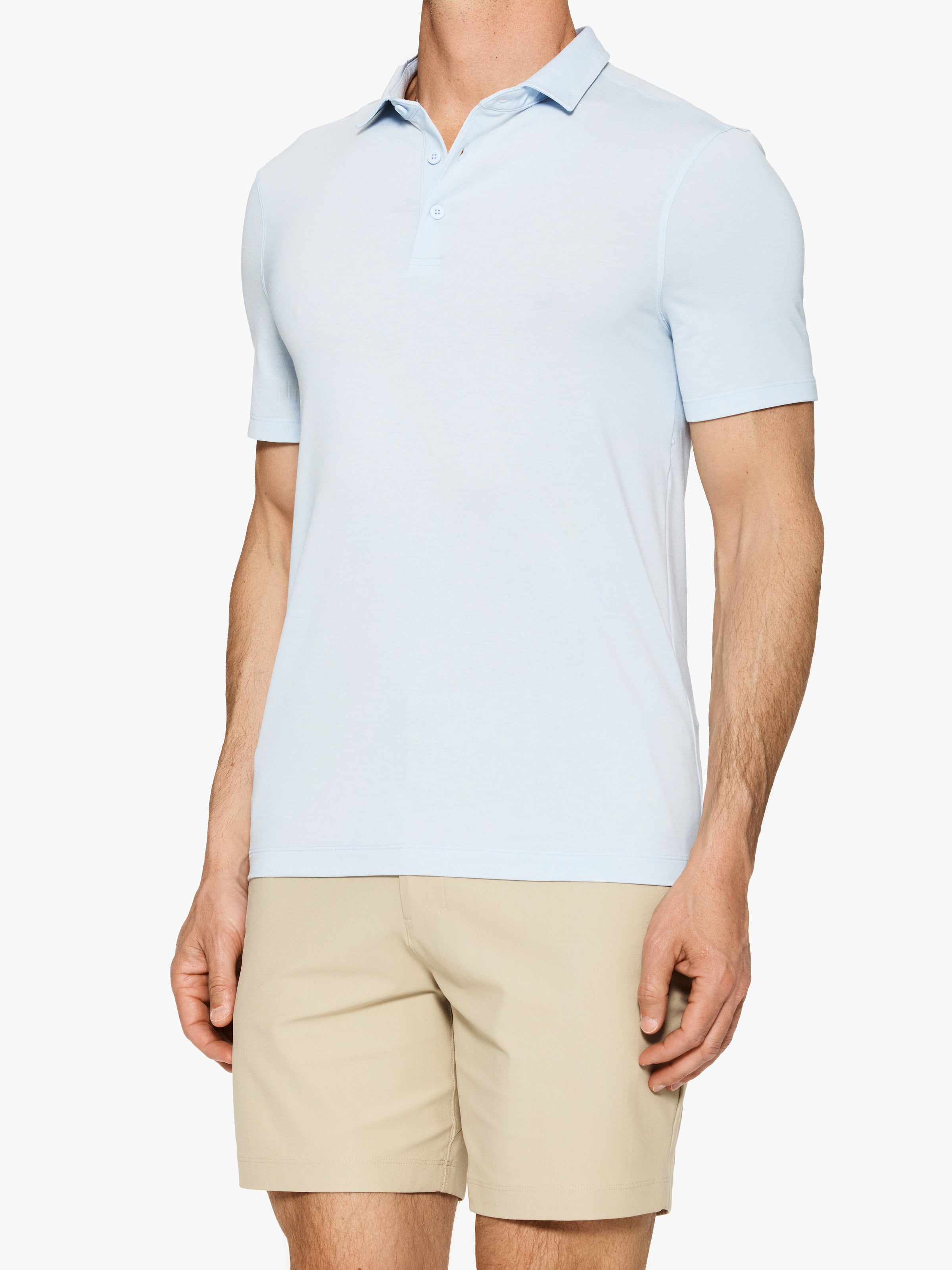 Lululemon Evolution Short Sleeve Polo Shirt for Men - Moisture Wicking & Breathable Golf & Tennis Performance Top for Active Lifestyle
