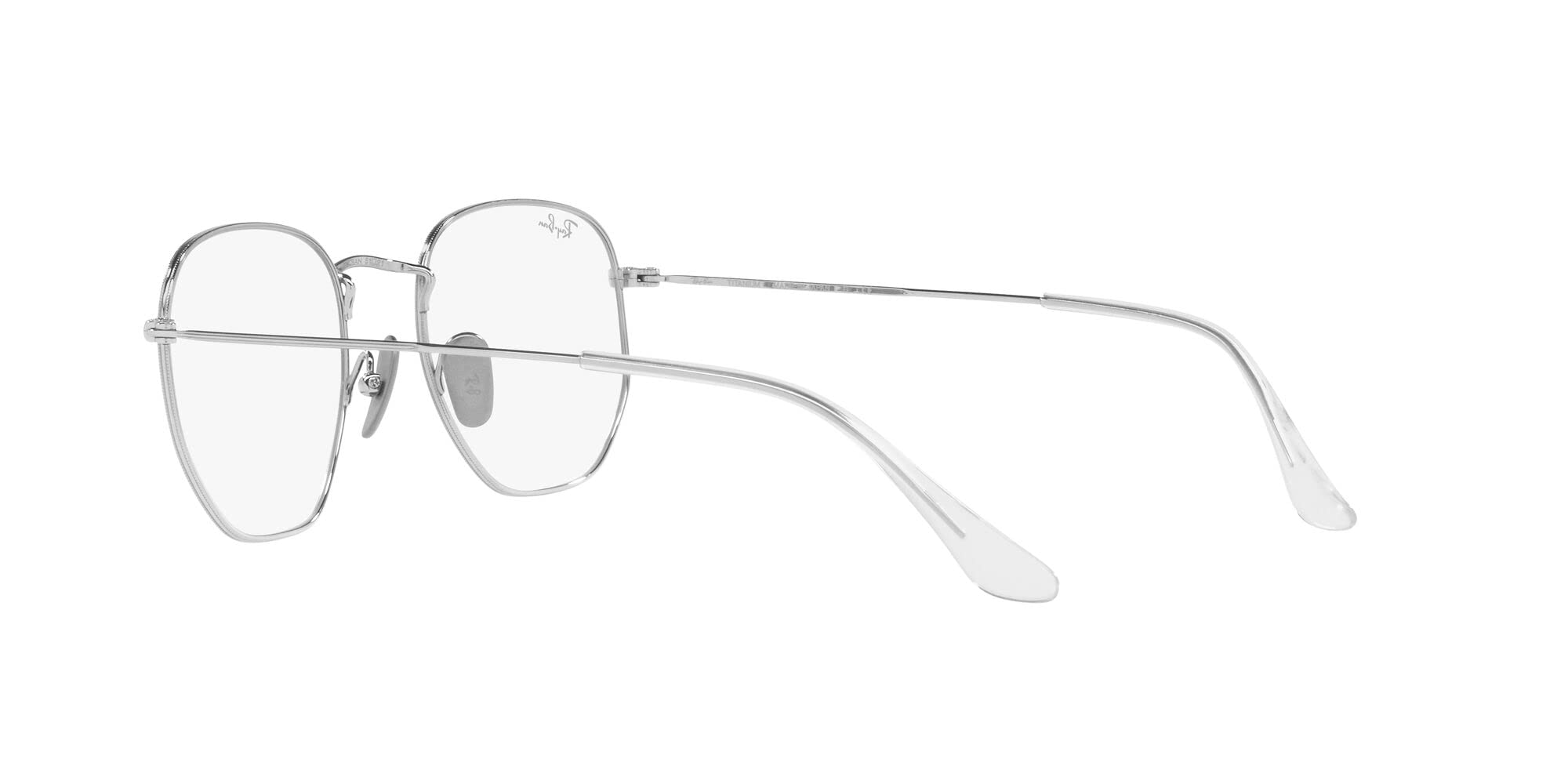 Ray-Ban Rx8148v Hexagonal Titanium Prescription Glasses Frames - Lightweight Durable Eyewear for Men & Women | Perfect for Reading, Driving & Fashion Accessories