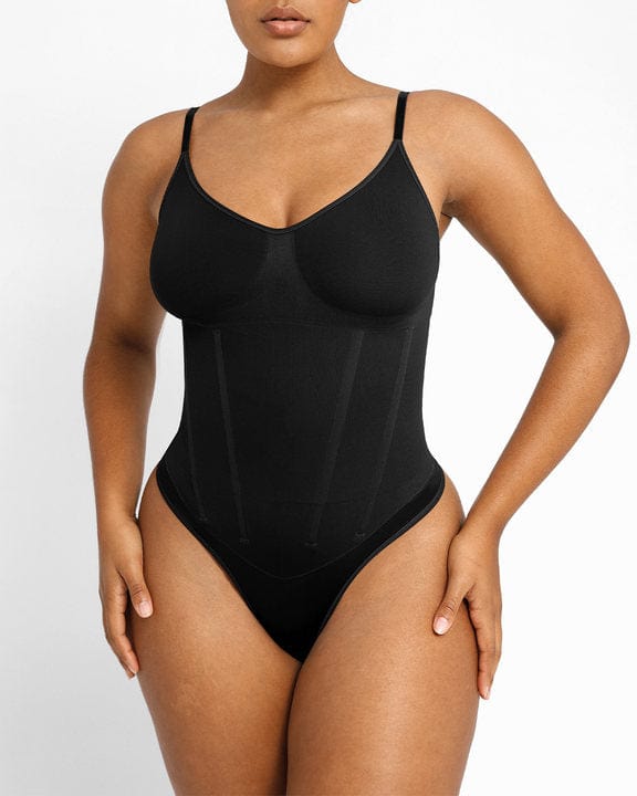 Waist Boning Corset Bodysuit for Women - Slimming Shapewear with Steel Bones - Perfect for Waist Training, Tummy Control & Special Occasions