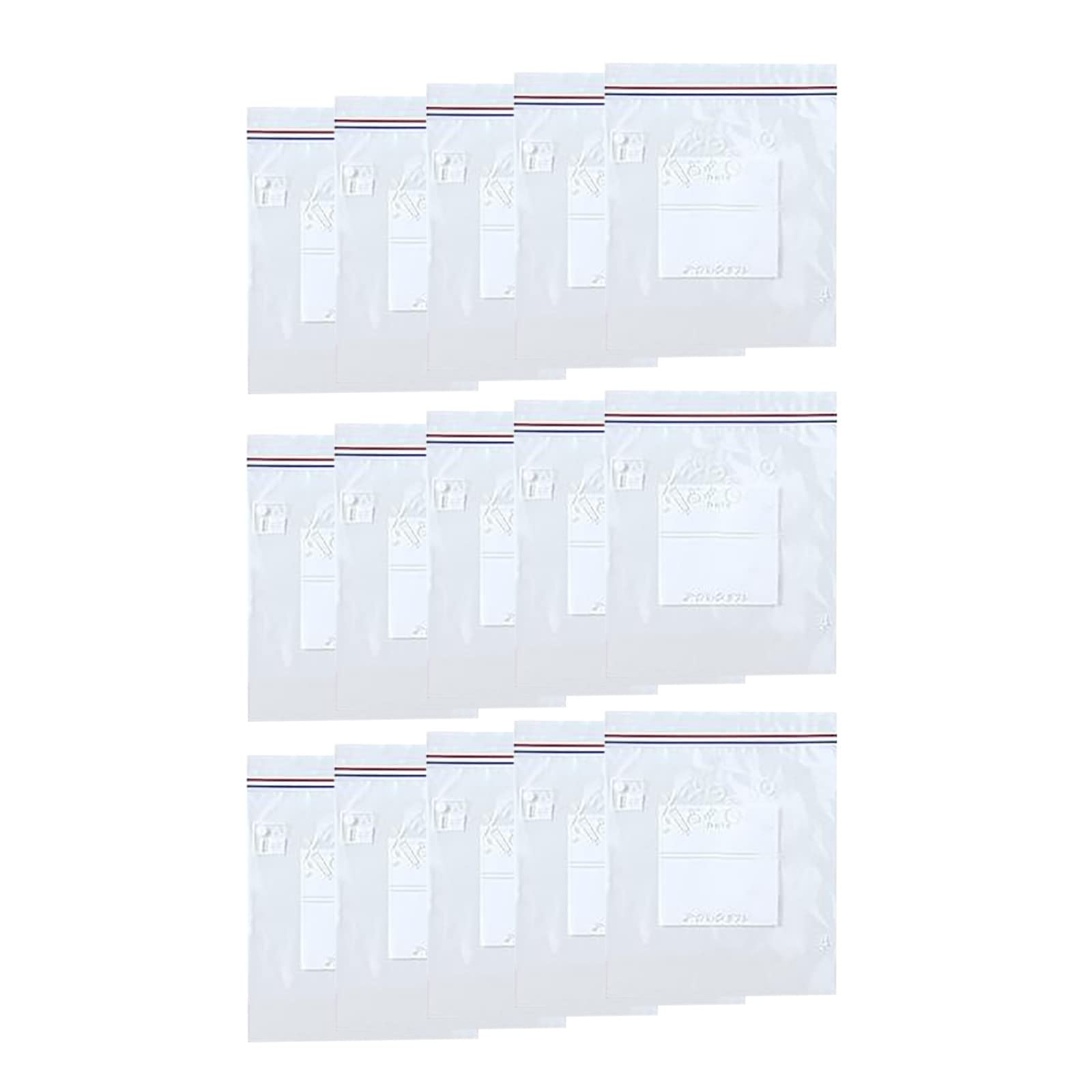 Fresh Keeping Self Sealing Food Storage Bags - Thickened Plastic Sealed Bags for Refrigerator, Travel & Household Food Packaging (Size B, One Size) - Perfect for Meal Prep, Snack Storage & Travel Organization