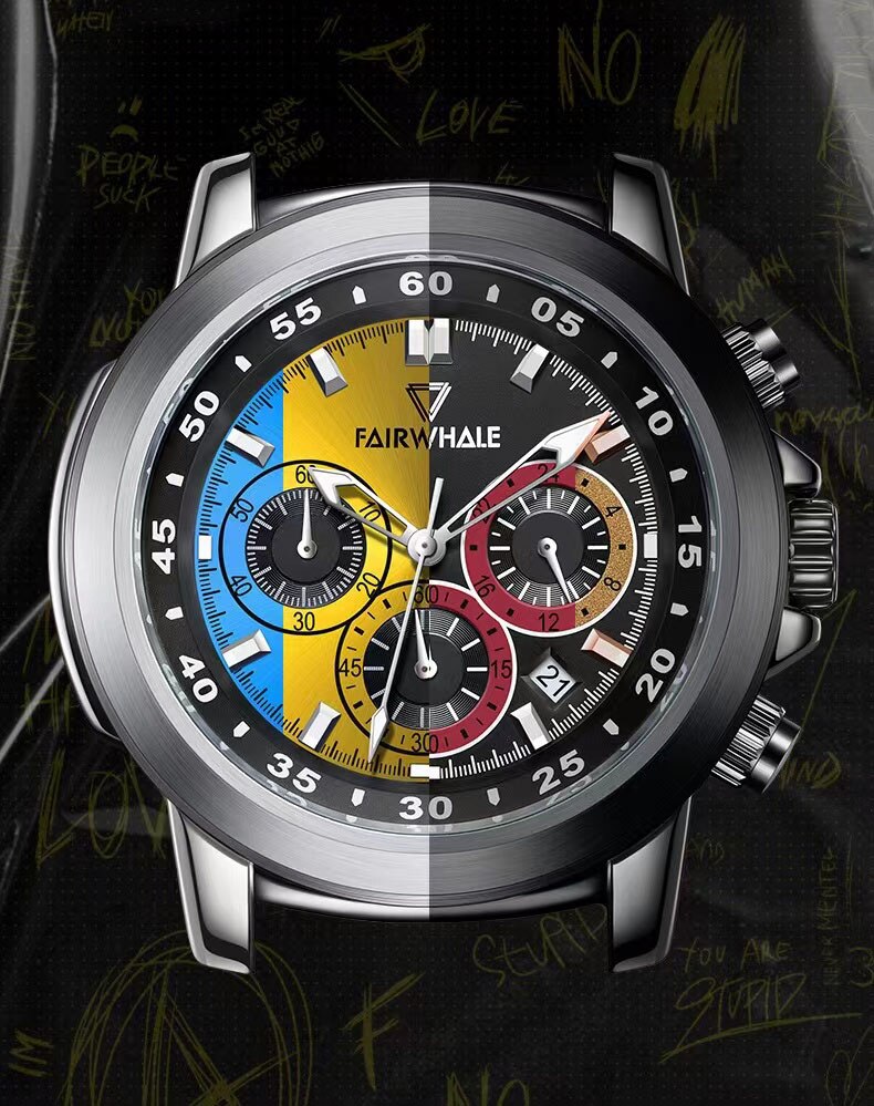 Mark Fairwhale Military Watch - Tactical Outdoor Sports Watch for Men, Waterproof & Shockproof - Perfect for Hiking, Camping, and Adventure Activities