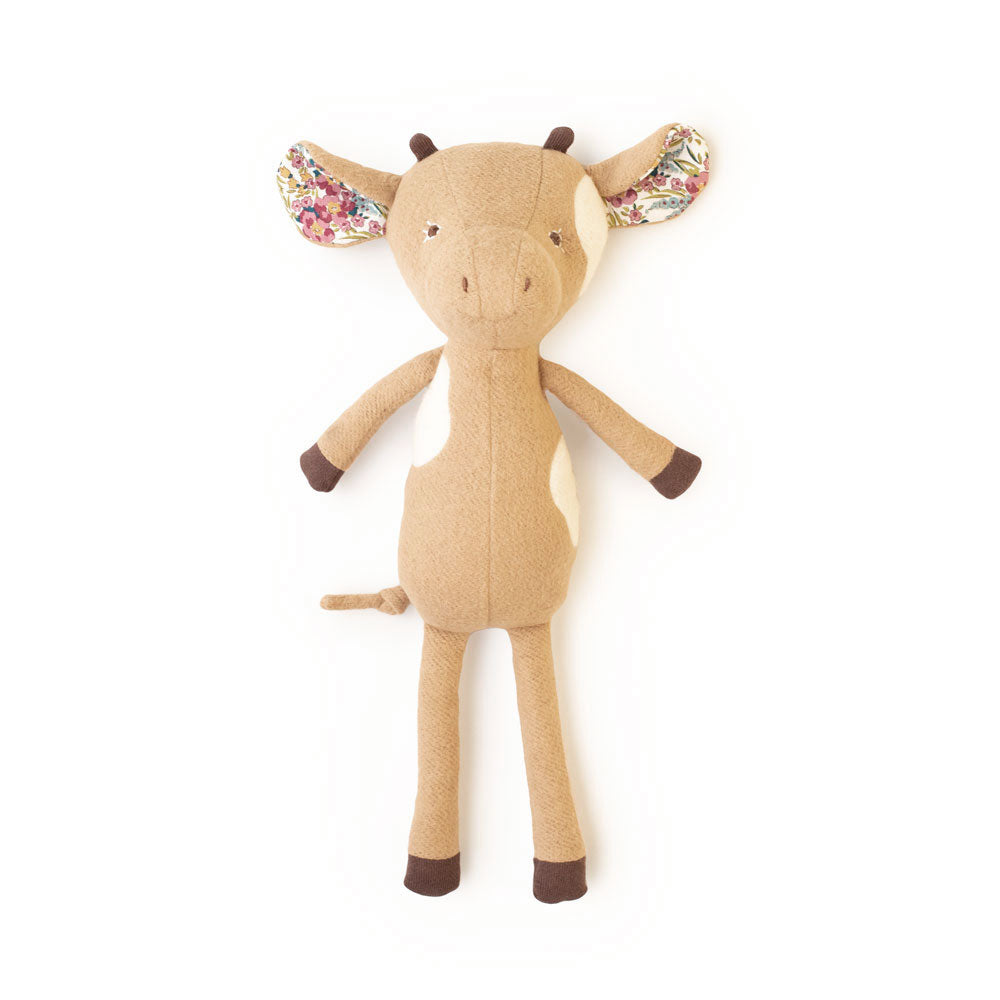 Primrose Cow Plush Toy - Soft & Cute Stuffed Animal for Kids, Nursery Decor, Baby Shower Gift - Perfect for Cuddling, Playtime, and Room Decoration
