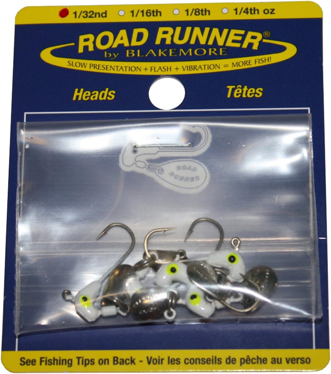 Blakemore Road Runner Fishing Lures - Premium Bass Fishing Bait for Freshwater & Saltwater - Ideal for Casting, Trolling, and Jigging