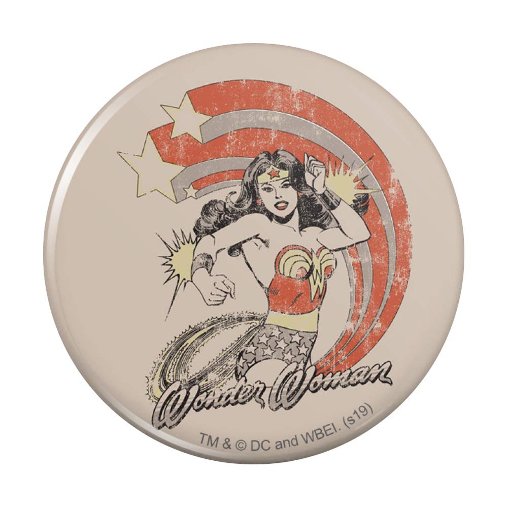 Wonder Woman Deflecting Bracelets Kitchen Refrigerator Magnet - Superhero Decor for Fridge, Locker & Office (Set of 4) - Perfect for DC Comics Fans, Home & Workplace Organization