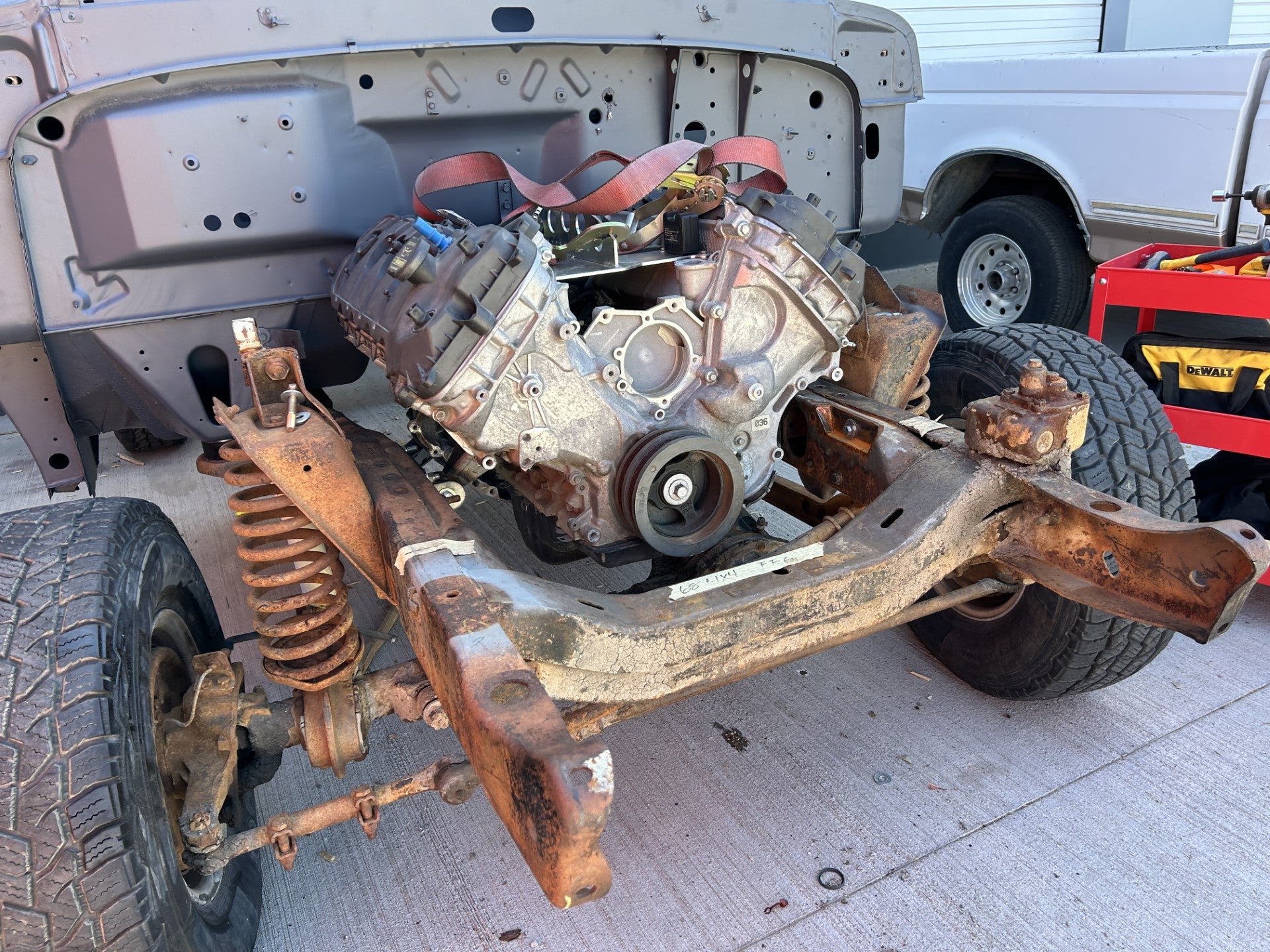 FFG Coyote Swap Motor Mount Kit for 1967-1972 Ford F100 4WD | Engine Conversion Upgrade for Off-Road & Classic Truck Restoration