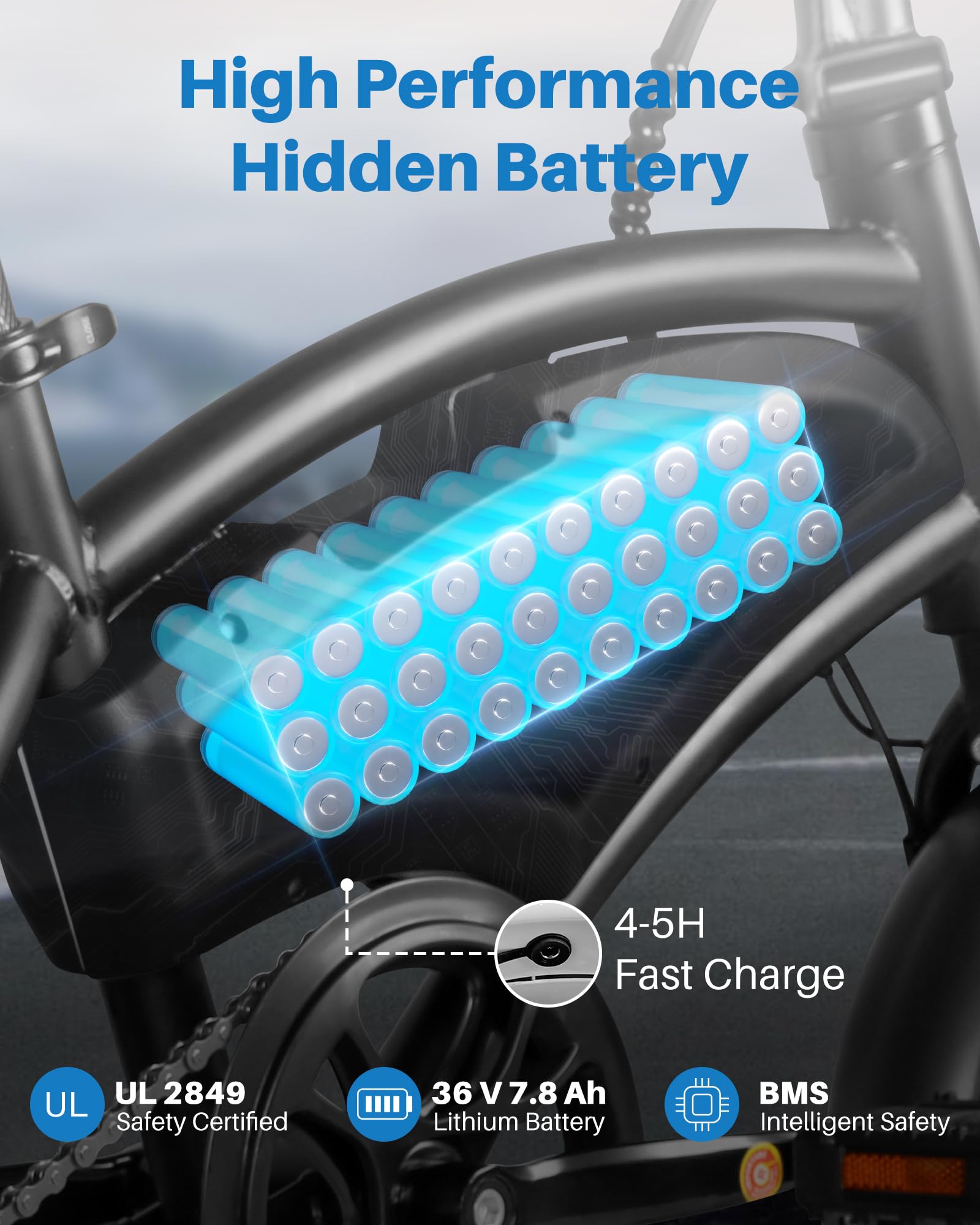 Foldable Electric Bike for Adults - 14