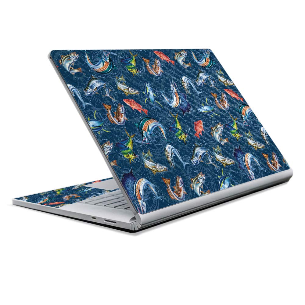 MightySkins Carbon Fiber Skin for Microsoft Surface Book 2 13