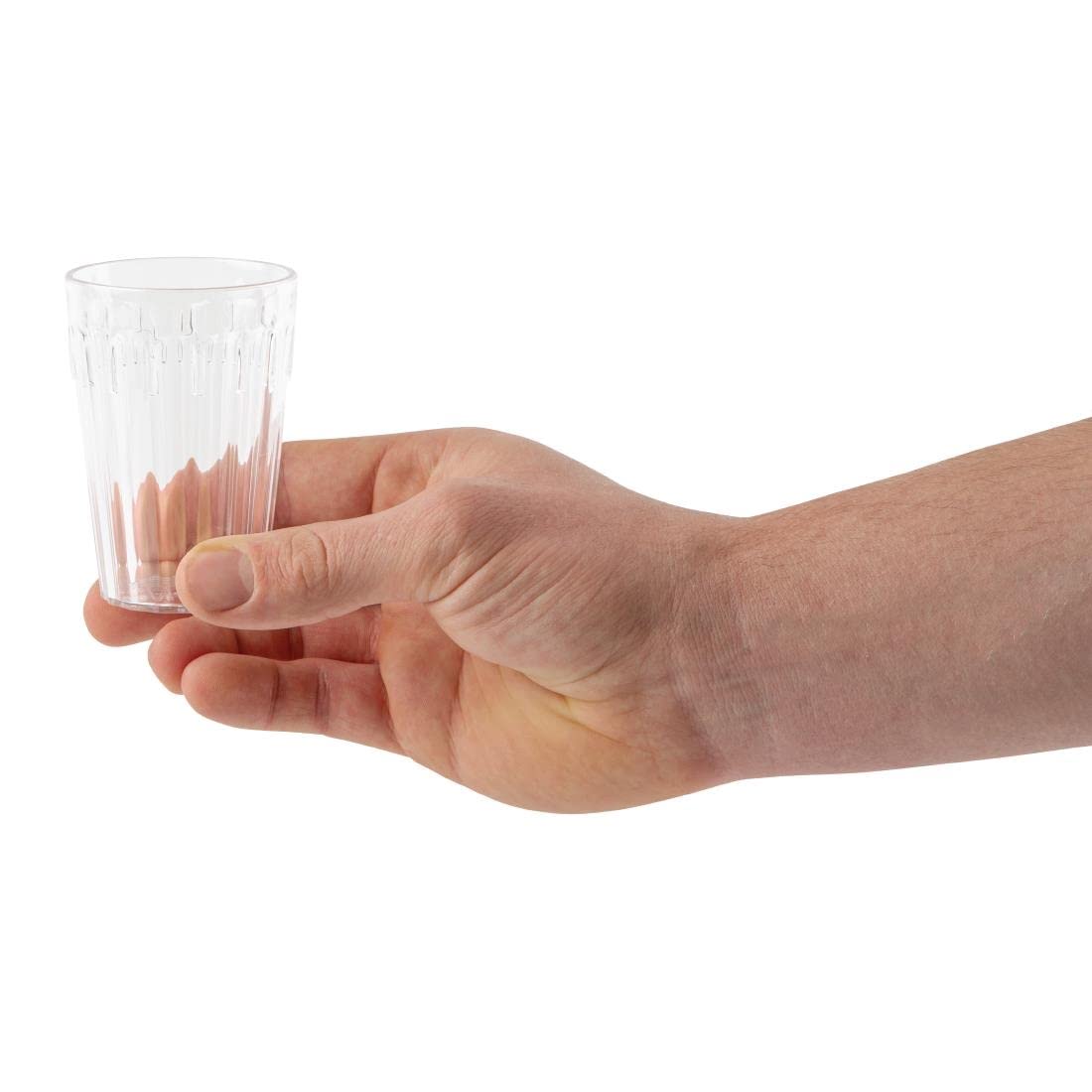 Olympia Kristallon Clear Tumbler - 12-Pack 5oz (142ml) Glass Cups for Coffee, Tea, Juice - Perfect for Home, Office, Restaurants & Parties