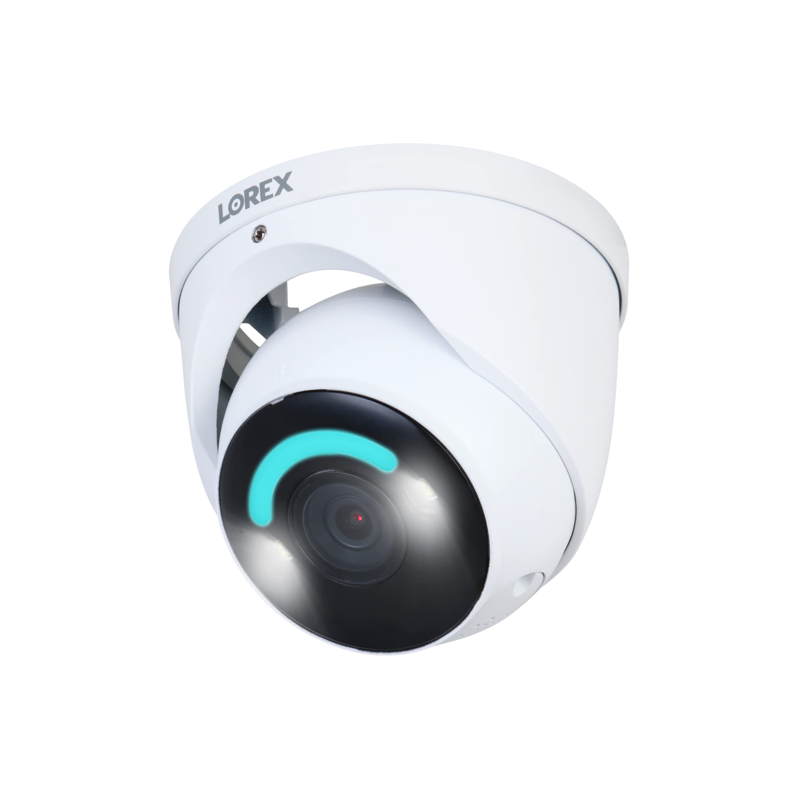 Lorex 4K Ultra HD PoE Wired Security Camera - Outdoor/Indoor Surveillance System with Deterrence Lighting, Motion Detection & Color Night Vision for Home & Business Security (Manufacturer Refurbished) - Perfect for Monitoring Driveways, Backyards, and Retail Stores