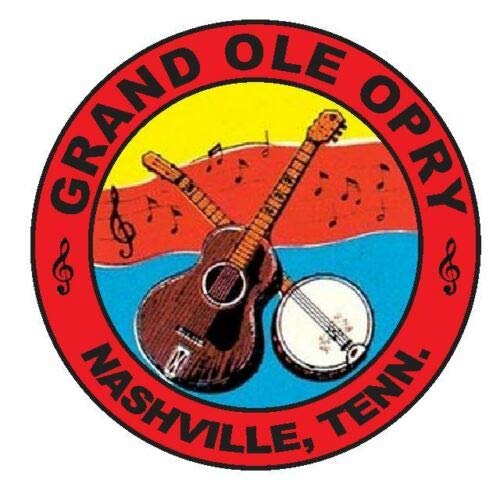 Grand Ole Opry 3 Inch Iron-On or Sew-On Embroidered Patch - Perfect for Jackets, Hats, Bags & DIY Crafts