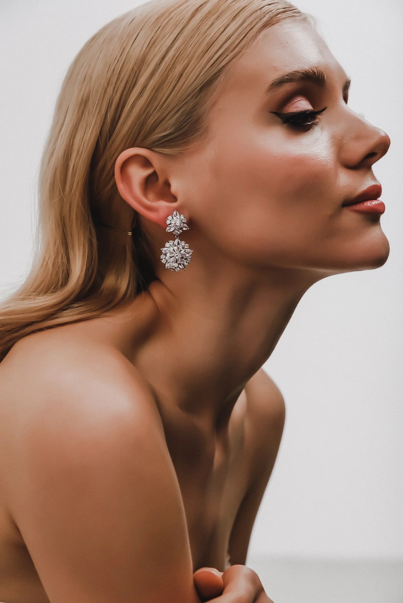 Elegant Audrey E047 Dangle Earrings for Women - Perfect for Weddings, Parties & Special Occasions