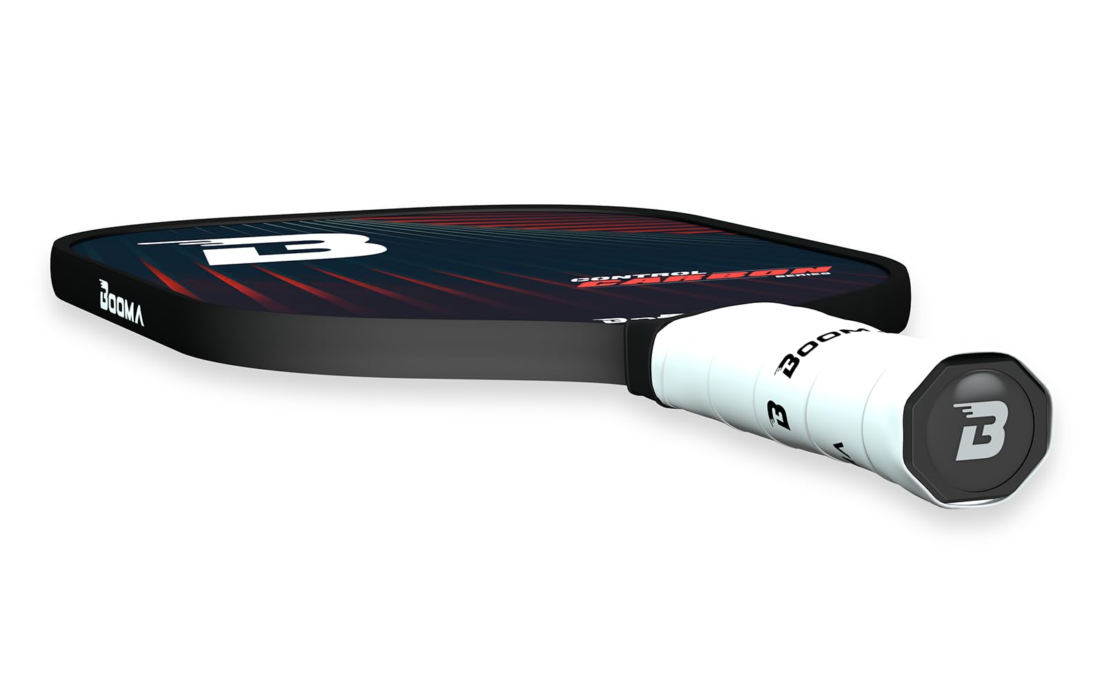 BOOMA Pickleball Paddle - USAPA Approved Carbon Fiber Paddle with Honeycomb Polypropylene Core | 16mm Thick High Performance Pickleball Racket | Premium Grip for Control & Power | Perfect for Tournaments & Recreational Play