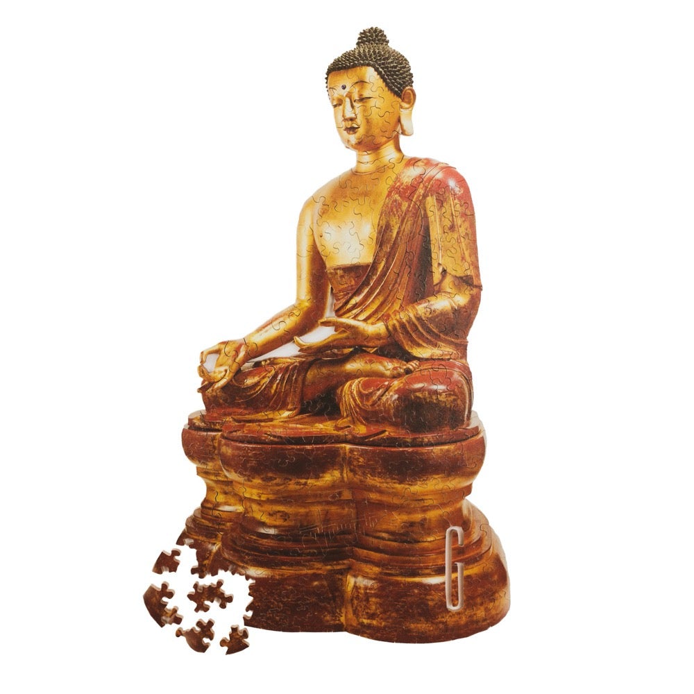 Buddha Jigsaw Puzzle 500 Pieces - Spiritual Meditation Puzzle for Adults - Relaxing Buddhist Art for Home Decor & Mindfulness Practice