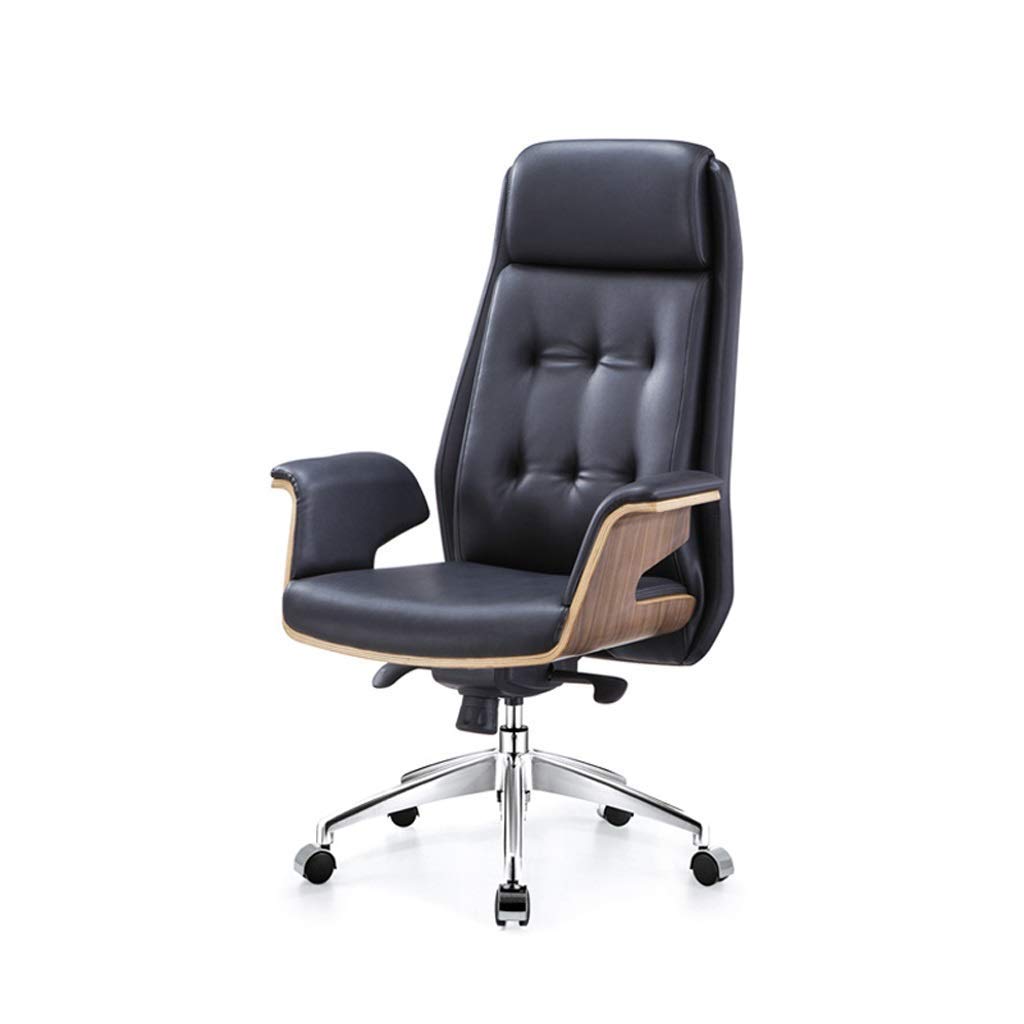 Ergonomic PU Leather Office Desk Chair - Adjustable Height & Reclining Executive Chair for Home Office, Conference Room & Computer Workstation (Orange) - Perfect for Long Work Hours & Gaming Sessions