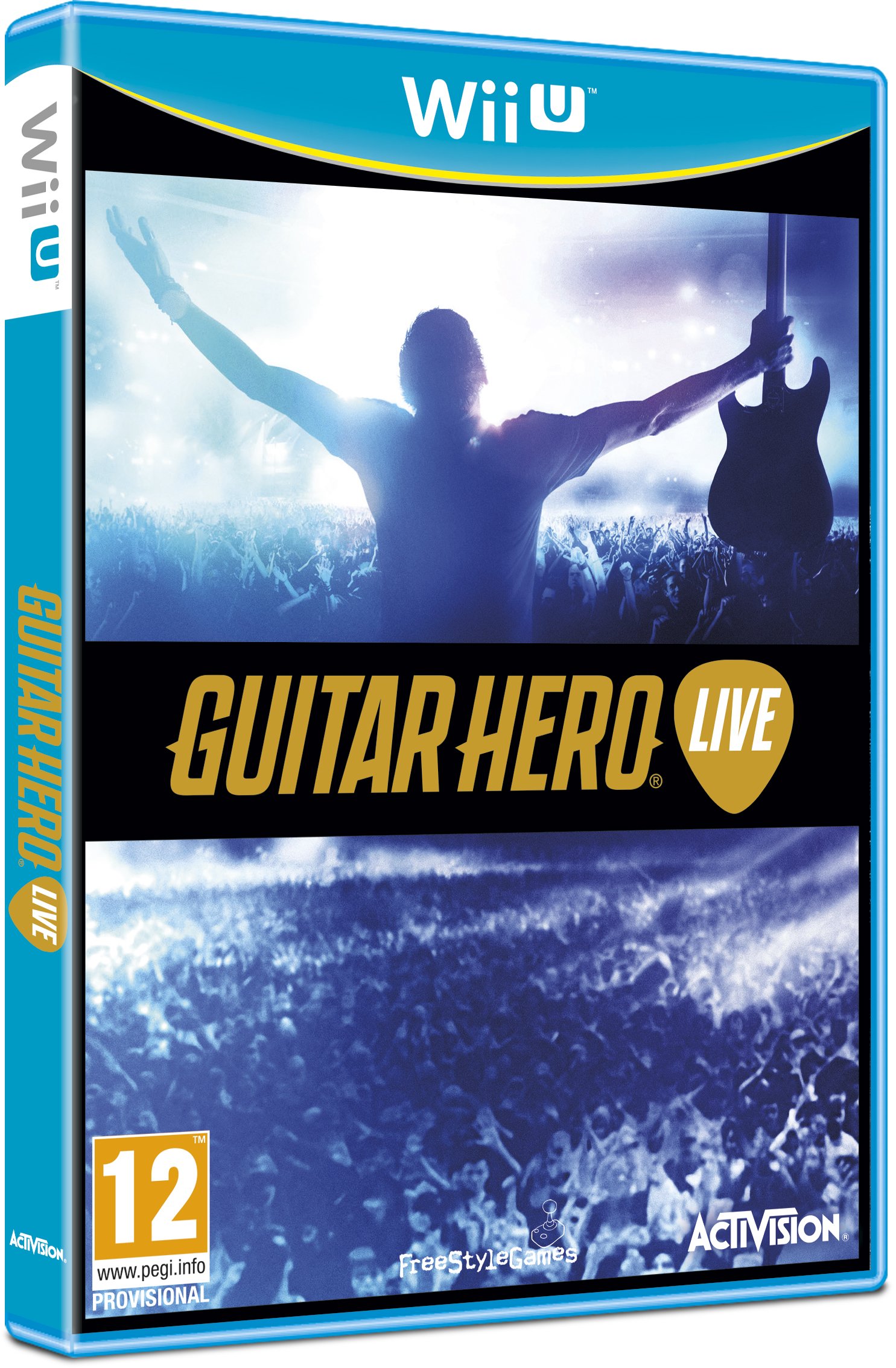Guitar Hero Live with Wireless Guitar Controller for Nintendo Wii U - Rock Band Game for Parties & Family Fun