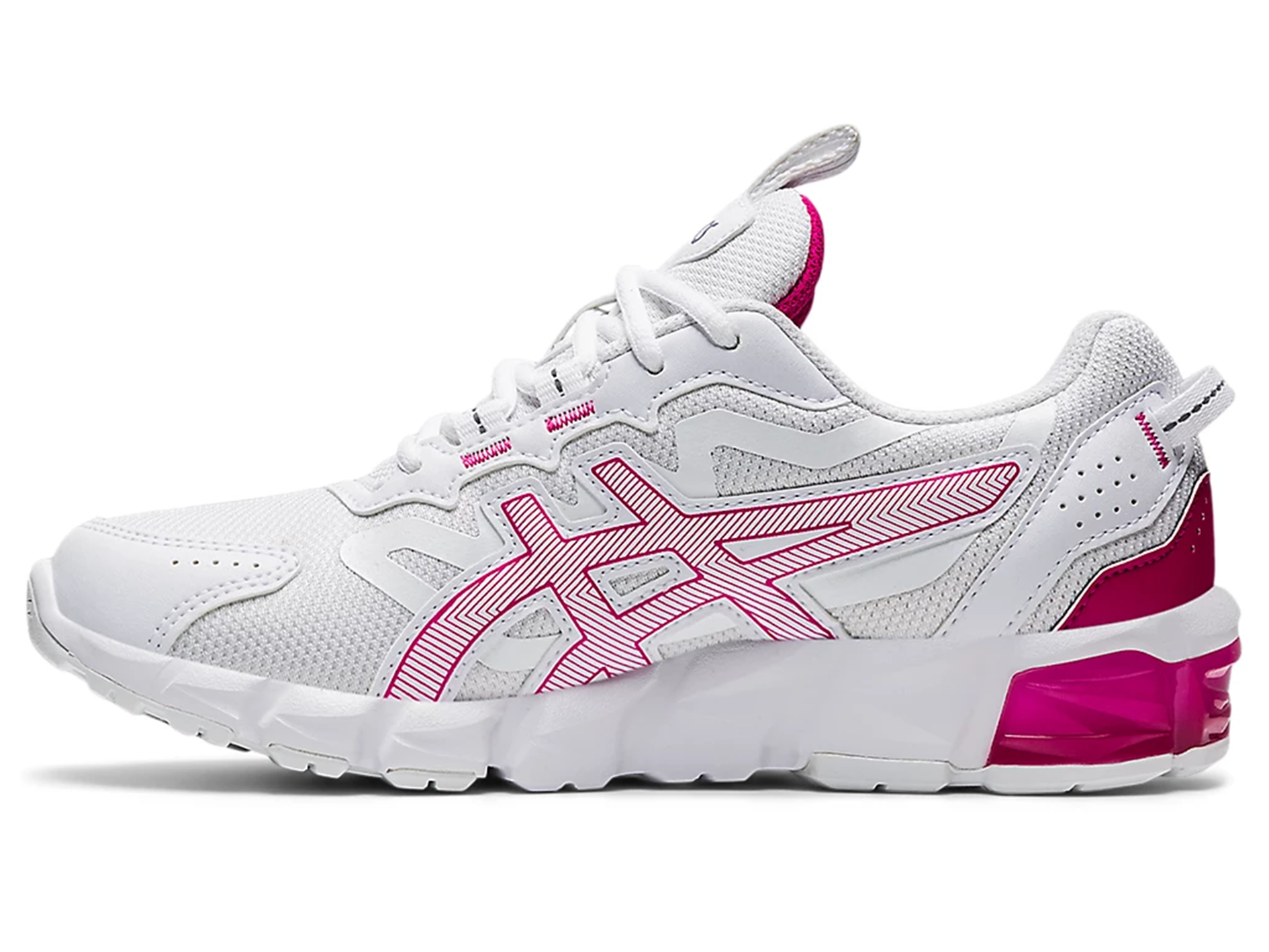 ASICS Junior Gel Quantum 90 GS Running Shoes for Kids - Lightweight Athletic Sneakers with Cushioning Technology | Perfect for School, Sports & Daily Activities (Style: 1204A003-100)
