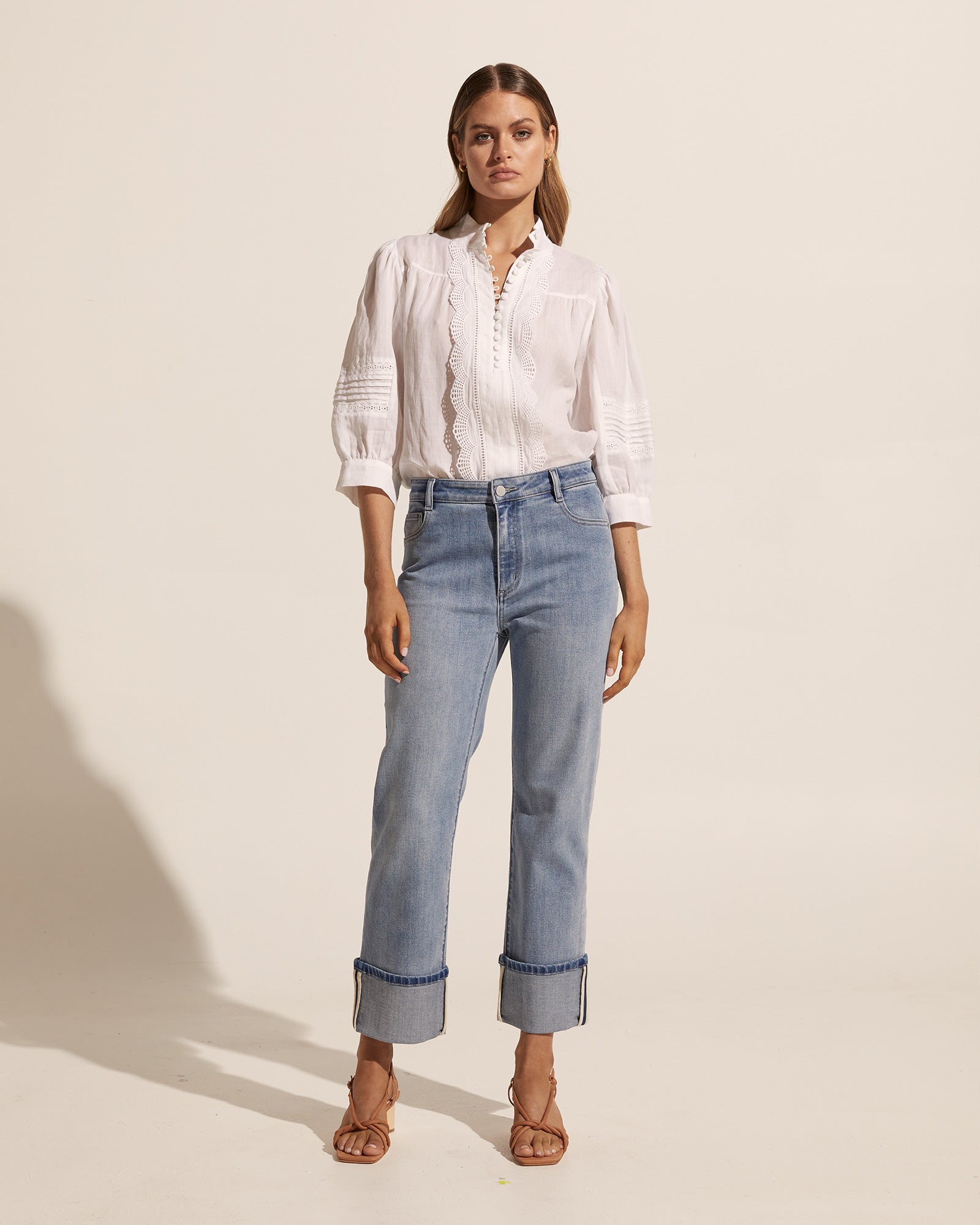 Zoe Kratzmann Women's High Waist Stretch Denim Journey Jeans - Perfect for Travel, Work & Casual Wear
