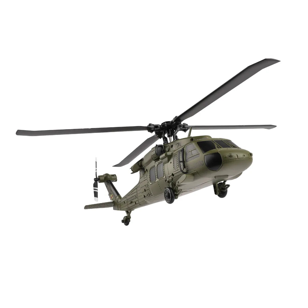 WLTOYS XK K170 RC Helicopter - BlackHawk UH-60L 260mm 2.4G 4CH with 1106 Brushless Motor - Indoor/Outdoor Flying Drone for Adults & Kids, Perfect for Hobbyists, Beginners and RC Enthusiasts