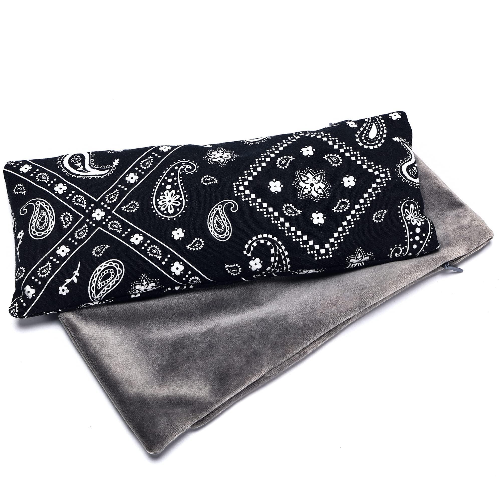 Lavender Weighted Heated Eye Mask for Sleeping - Relieves Headache, Sinus Pressure & Dry Eyes - Moist Heat Therapy Eye Compress for Yoga, Meditation & Relaxation - Perfect Gift for Women - Use for Stress Relief, Travel & Better Sleep