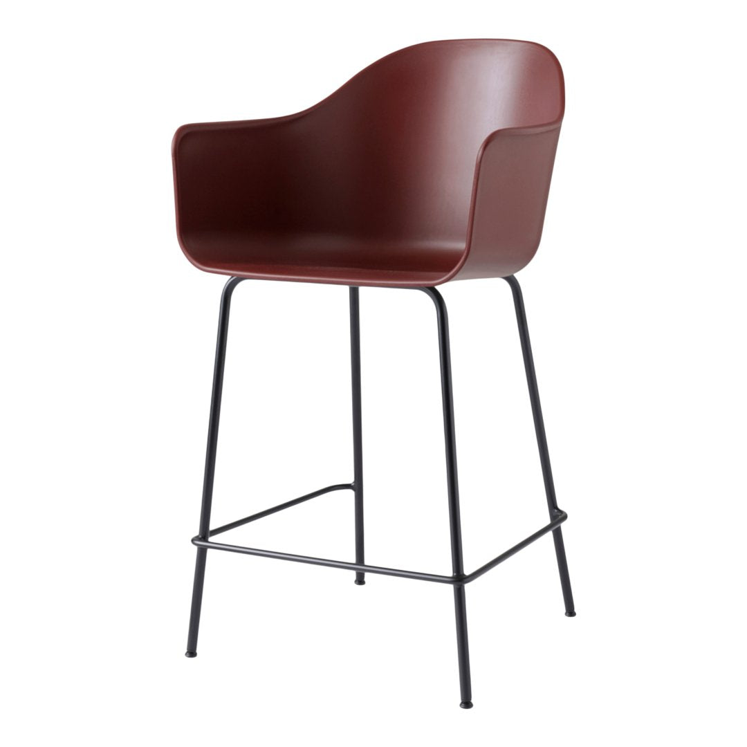 Harbour Counter Stool - Modern Bar Stool for Kitchen Island, Breakfast Bar & Home Decor - Adjustable Height & Comfortable Seating for Dining & Entertaining