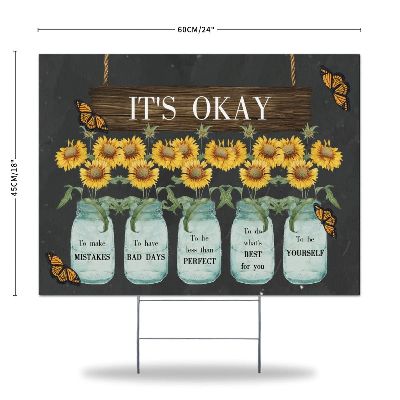 Wild Flowers Yard Sign - Weather-Resistant 18x24in for Sales & Decor