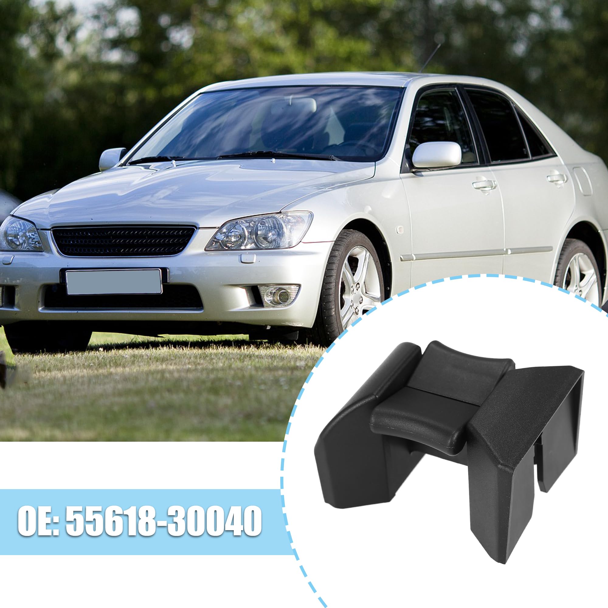 X AUTOHAUX Black Car Center Console Cup Holder Insert for Lexus GS300 GS350 GS430 GS450h GS460 (55618-30040) - Perfect for Road Trips & Daily Commutes