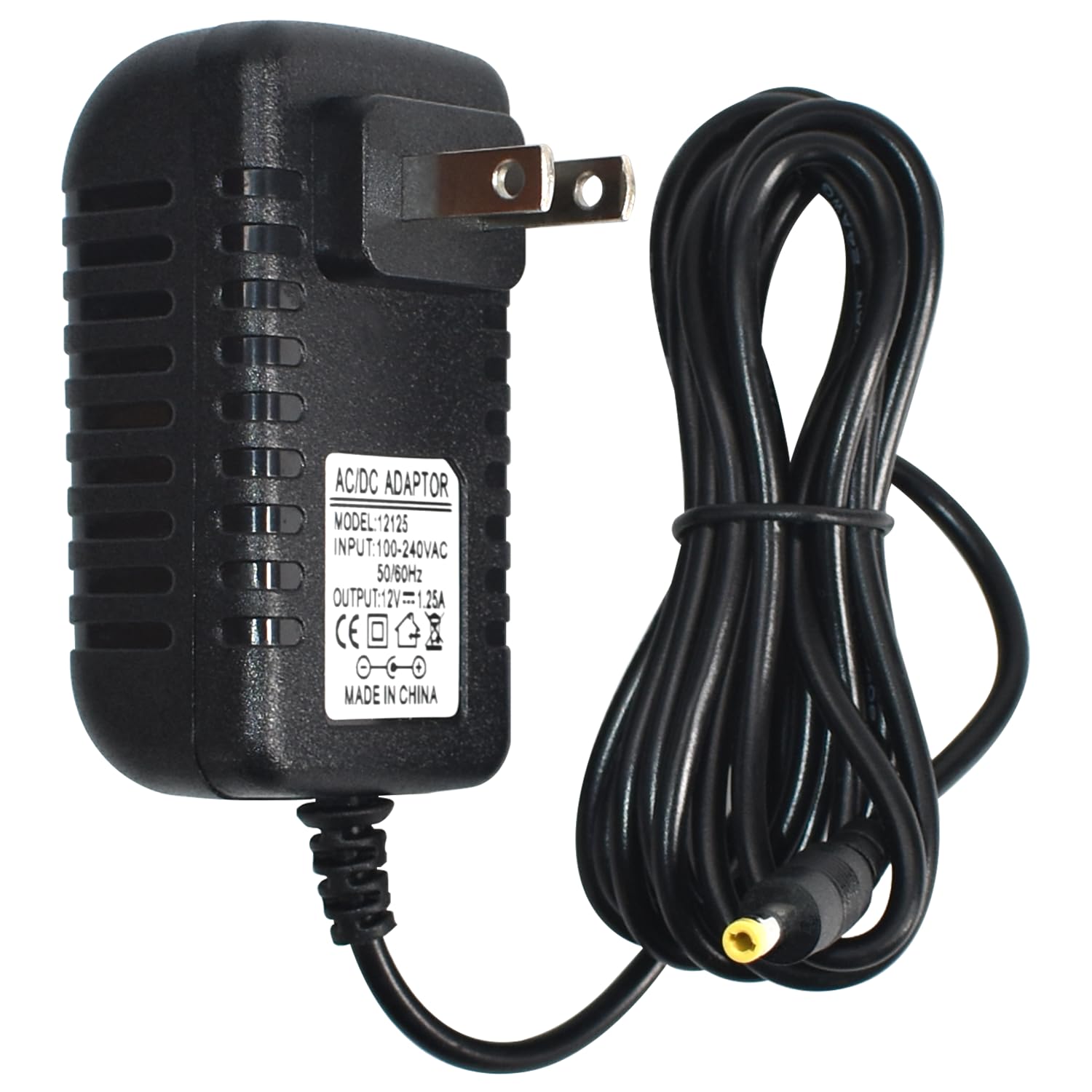 BOEEA 15W Replacement Power Cord for Amazon Echo Dot 3rd/4th/5th Gen, Kids Edition, Echo Show 5, Echo Pop, Fire TV Cube - 6.5ft Black Charger Adapter (Perfect for Home, Office & Travel Use)