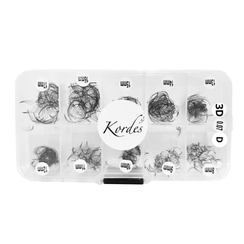 Premium D Curl Premade Eyelash Extensions 8mm-17mm Mix - 3D Volume Lashes for Natural & Glamorous Look | Perfect for Weddings, Parties & Daily Wear