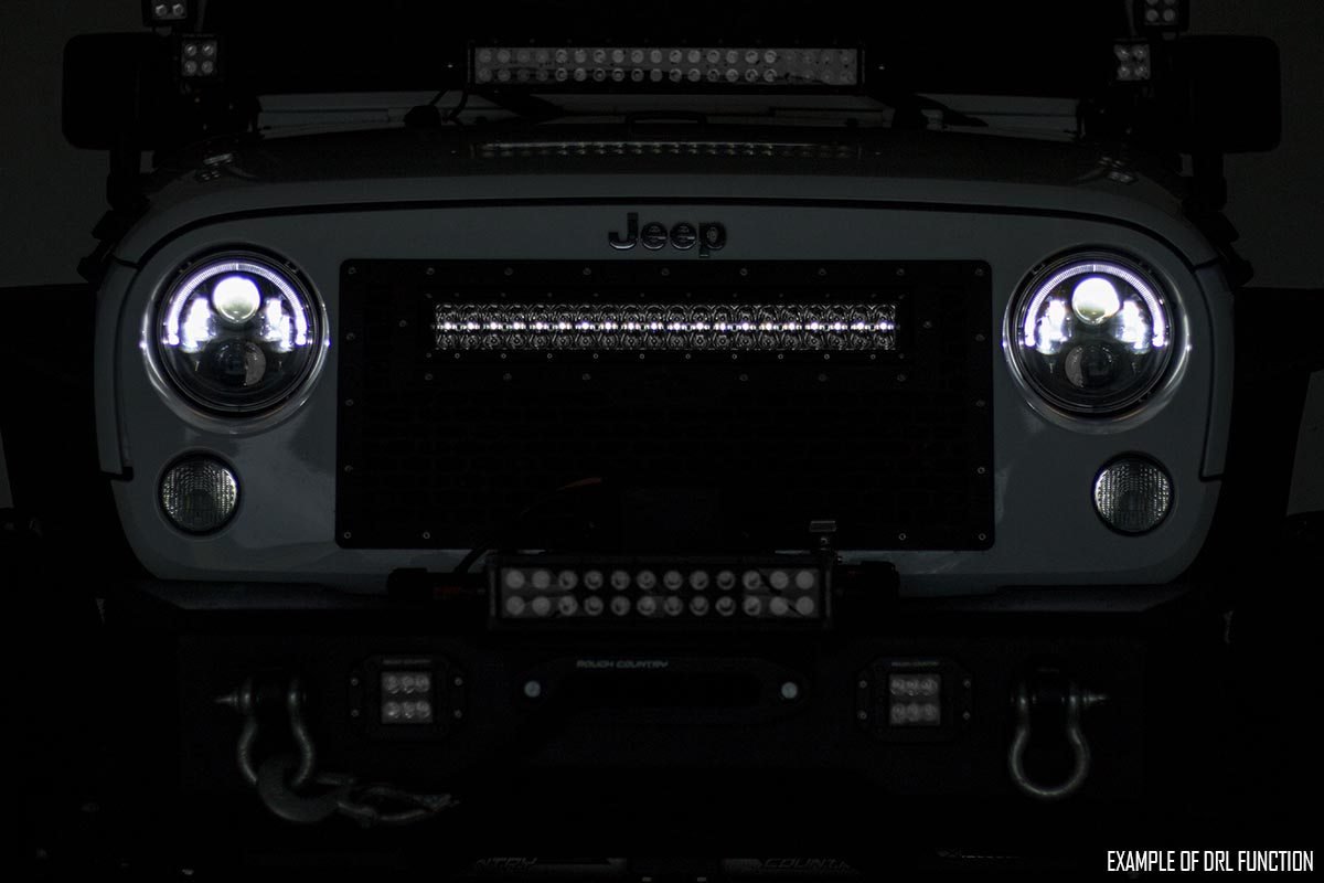 2007-2013 Chevy Silverado 1500 Black Mesh Grille with 30