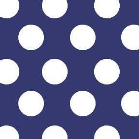 Dark Blue with White Dots