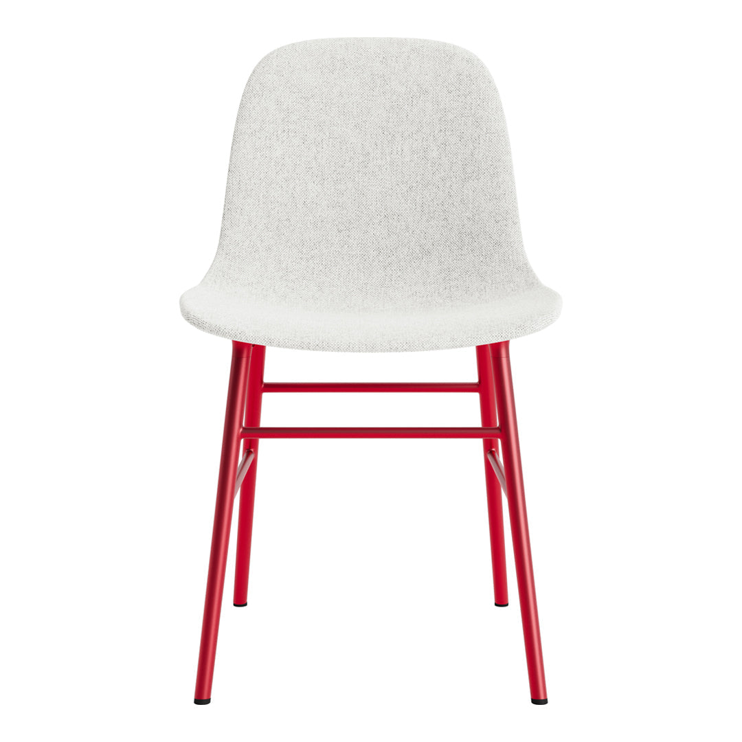 Modern Form Chair with Sturdy Metal Legs & Comfortable Upholstery - Perfect for Home Office, Living Room, or Dining Room Decor