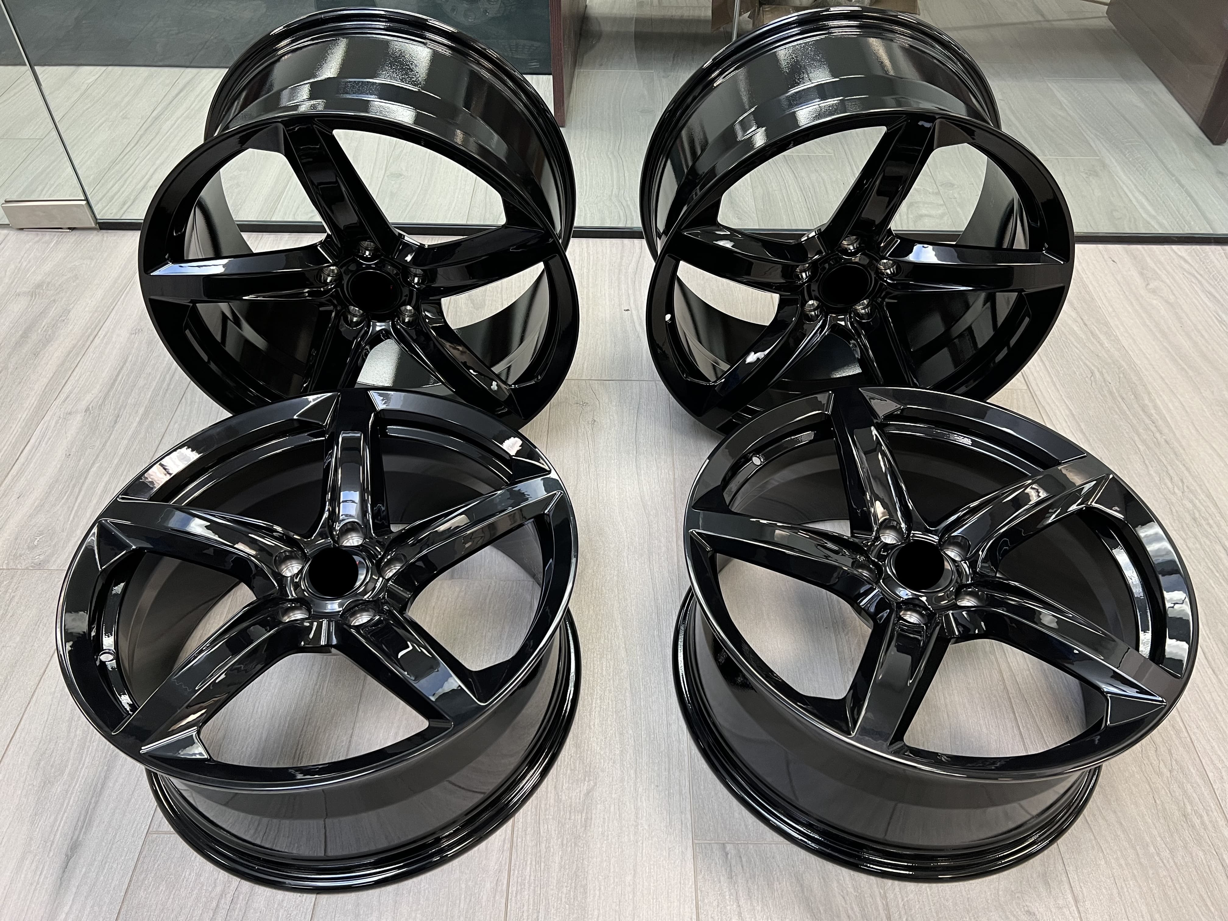 19/20 Z06 Style Forged Wheels for 2020-2024 Corvette C8 - Lightweight Performance Rims for Street Racing & Car Shows