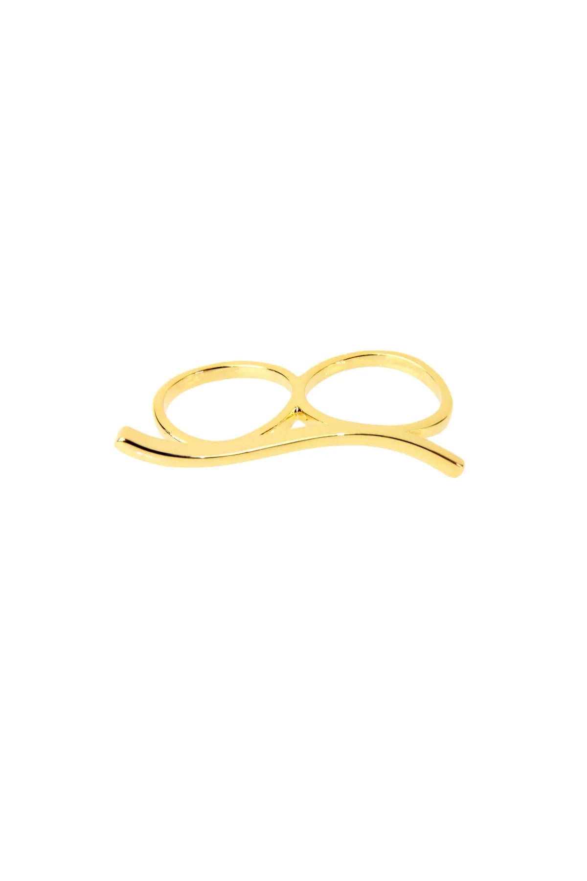 Double Bar Ring for Women - Minimalist Stackable Dainty Gold or Silver Rings - Perfect for Everyday Wear, Layering & Gifts