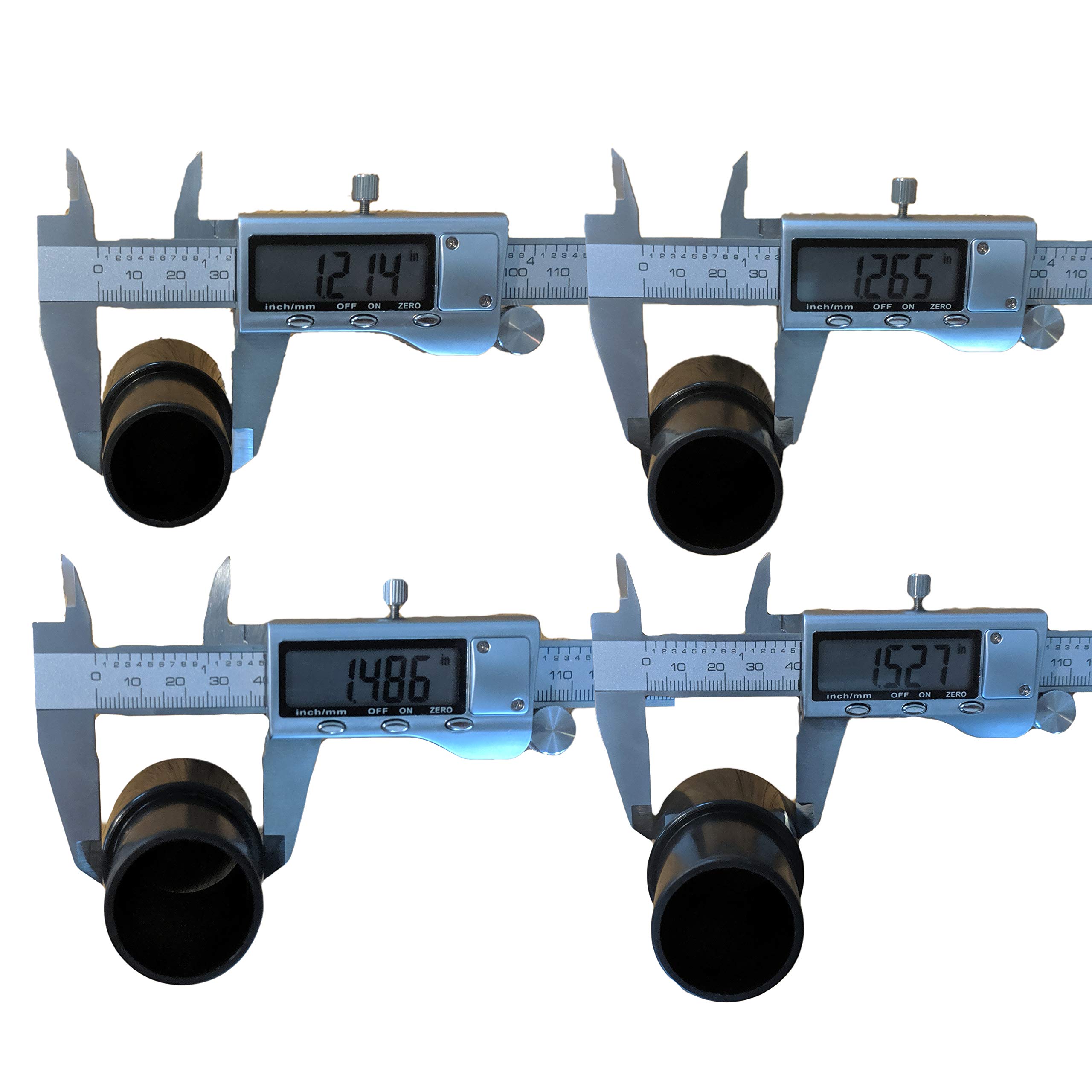Vacuum Hose Adapter Kit - 4-Piece Reducer Attachment Set for 1-1/16