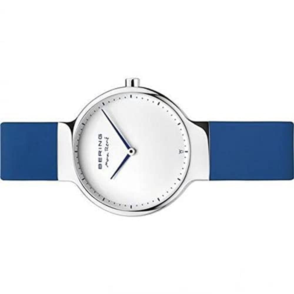 BERING Max René Collection Women's Quartz Watch with Silicone Band & Sapphire Crystal Glass - Water Resistant 5 ATM (50M) - Elegant Bracelet Watch for Everyday Wear, Office & Special Occasions