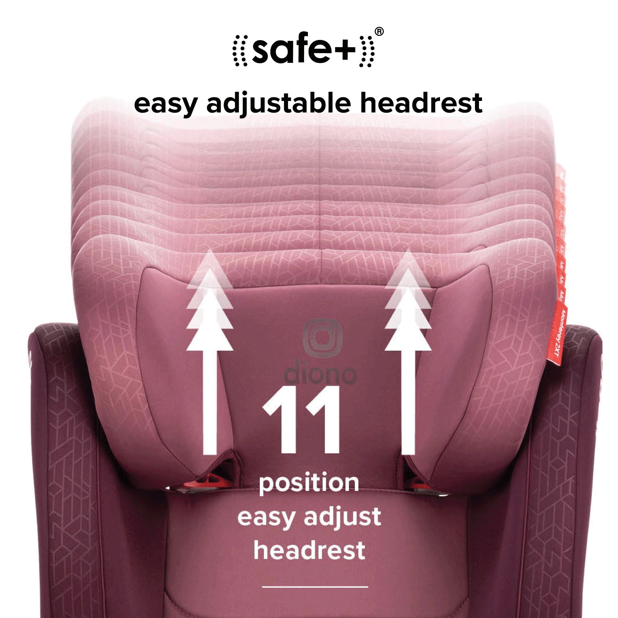 Diono Monterey 2XT Booster Car Seat for Kids - Safe & Comfortable High Back Booster Seat with Side Impact Protection - Perfect for Travel, School, and Family Road Trips