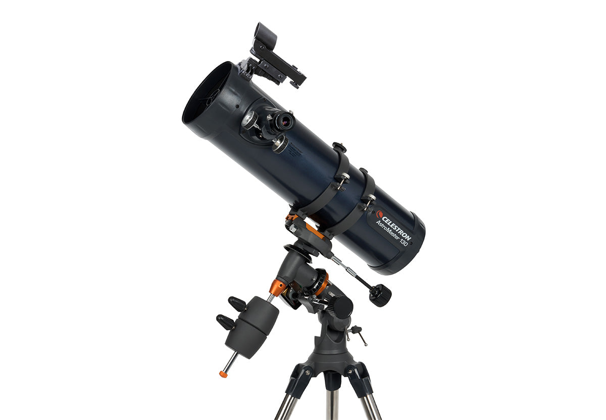 AstroMaster 130EQ Telescope with Motor Drive & Smartphone Adapter - Perfect for Stargazing, Astrophotography & Backyard Astronomy